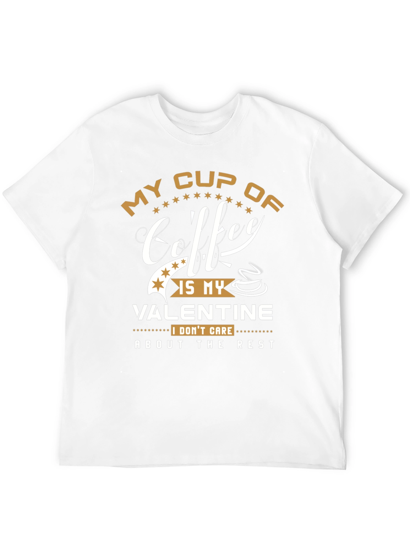 Coffee Valentines Day T-Shirt - Funny Graphic Tee