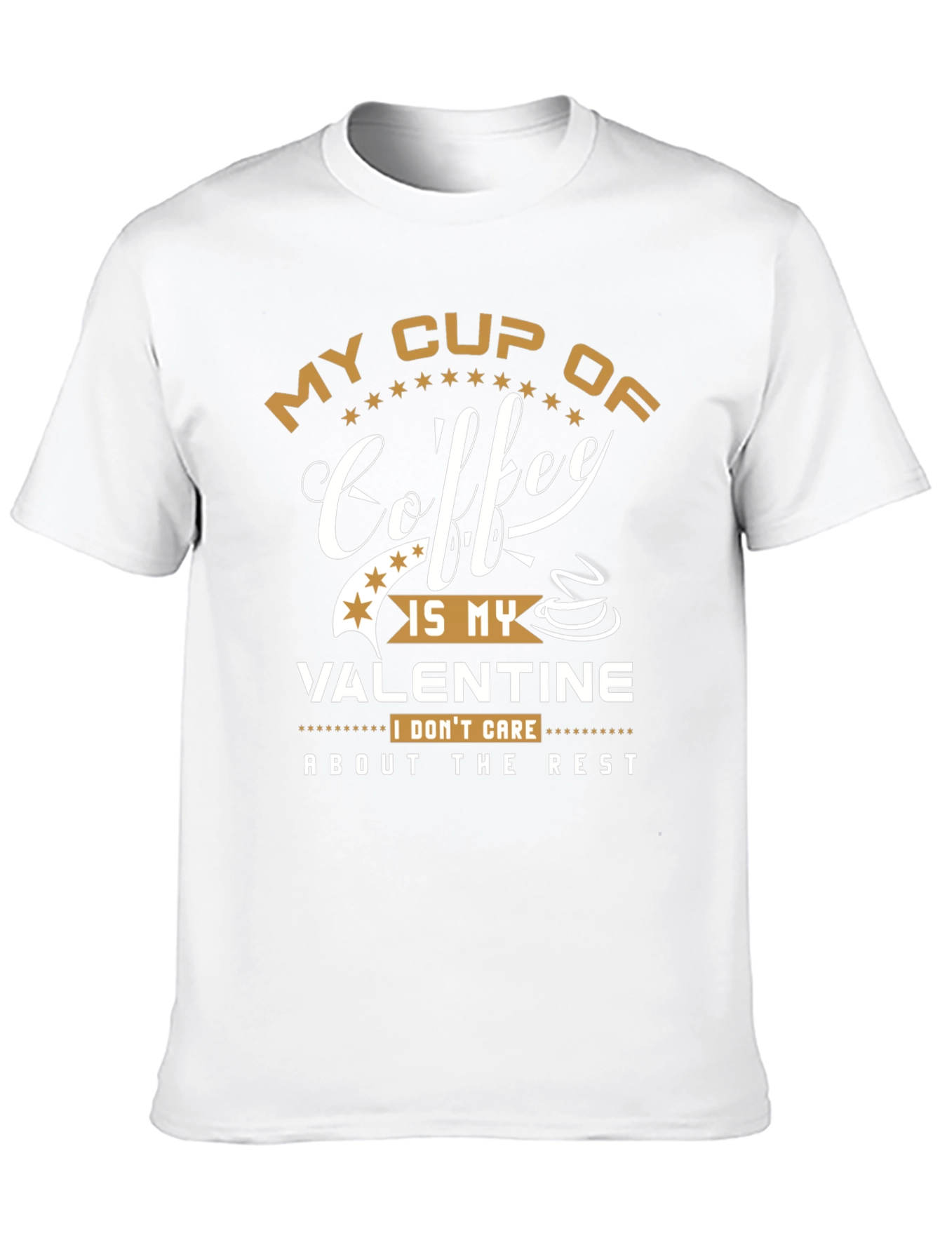 Coffee Valentines Day T-Shirt - Funny Graphic Tee