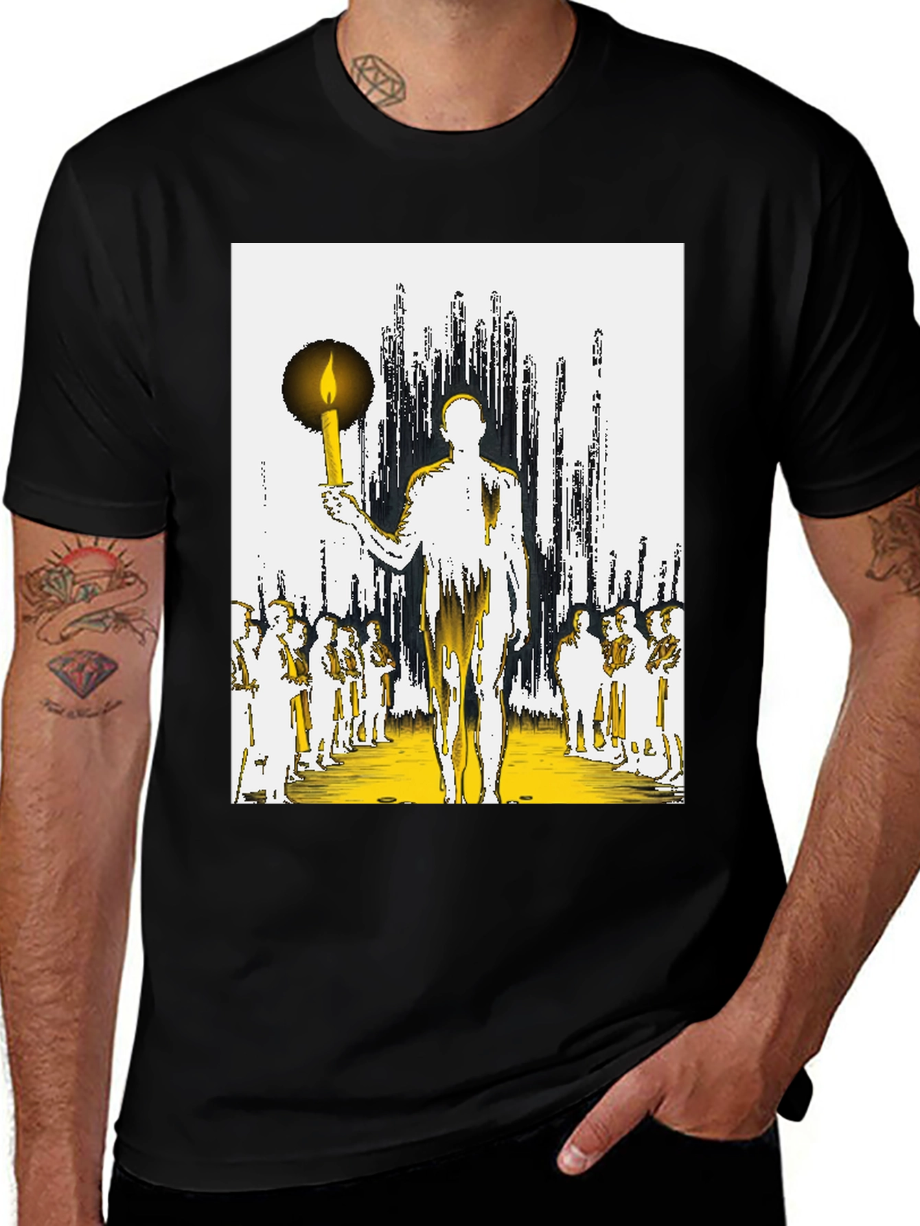 Enlightened Graphic Tee - Black