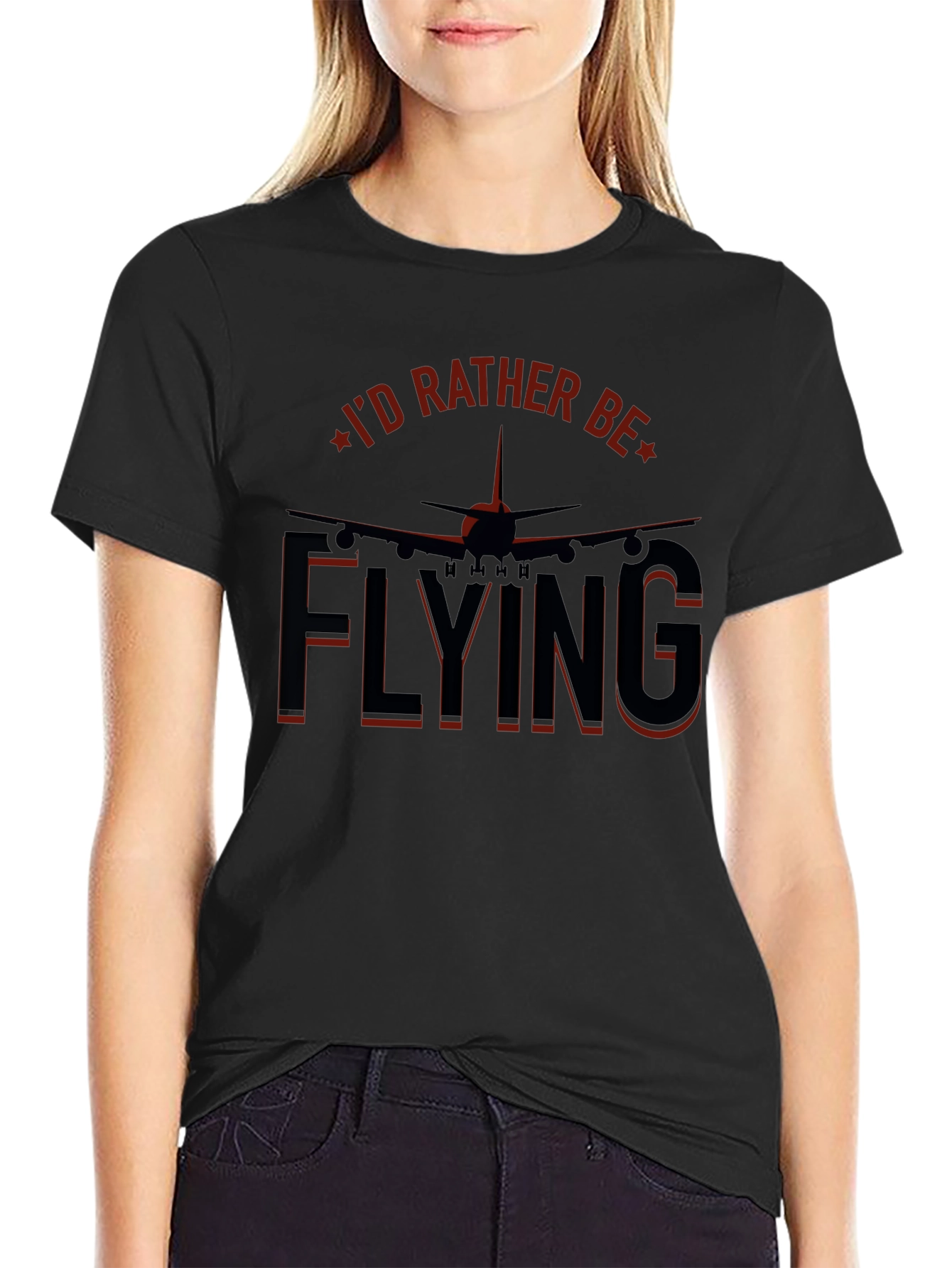 Id Rather Be Flying T-Shirt