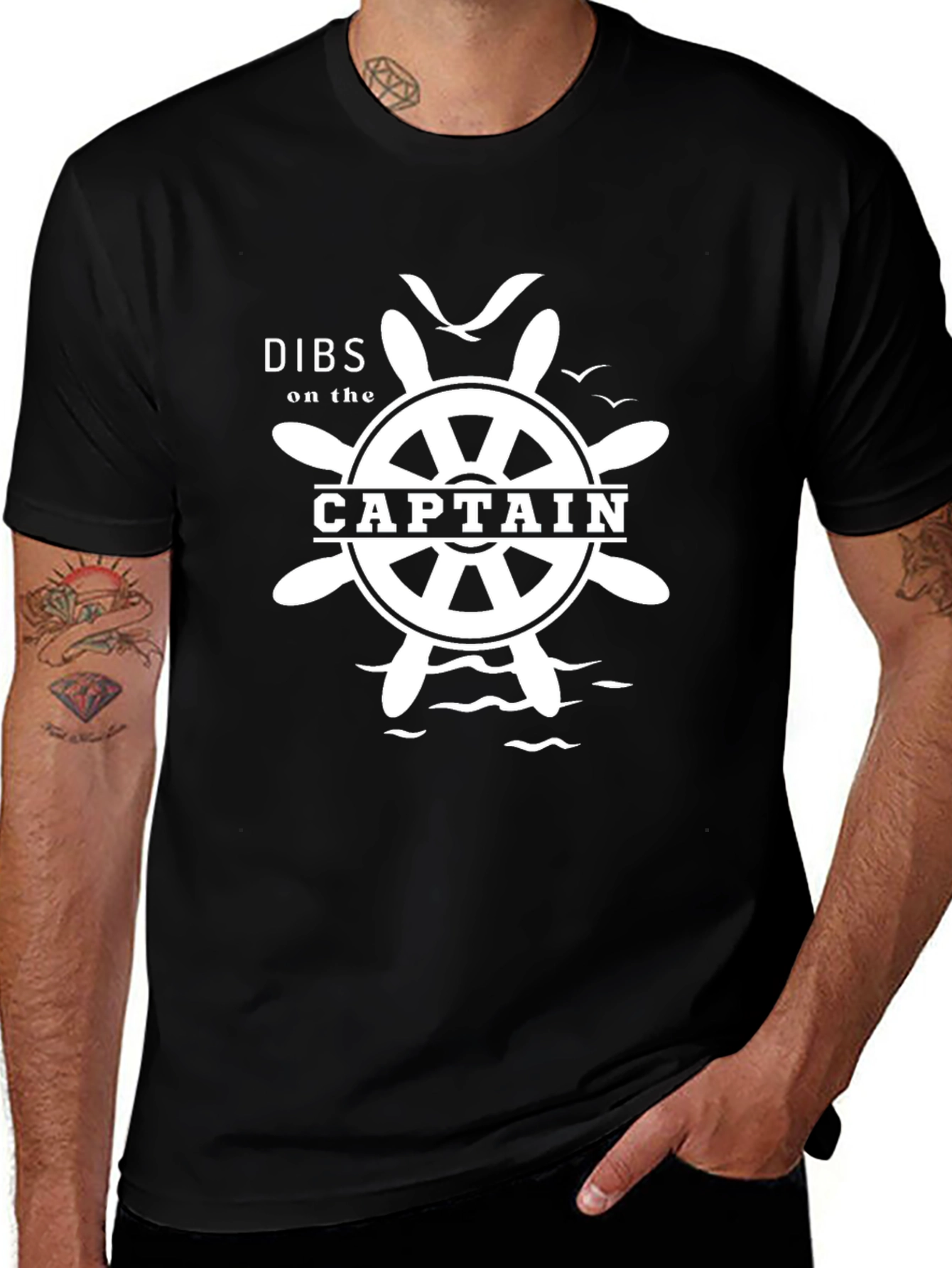 Dibs on the Captain T-Shirt Nautical Theme