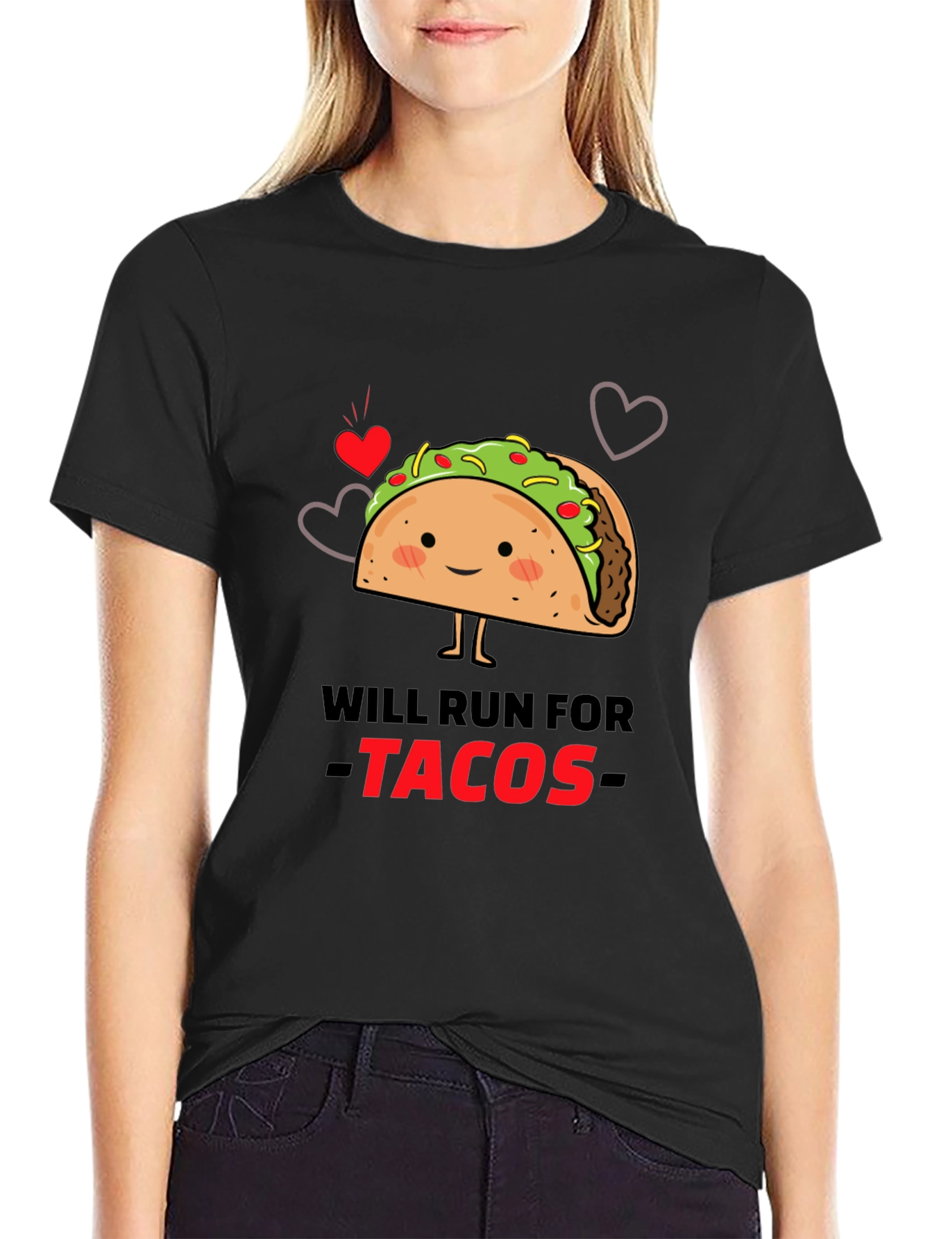 Will Run For Tacos Graphic Tee