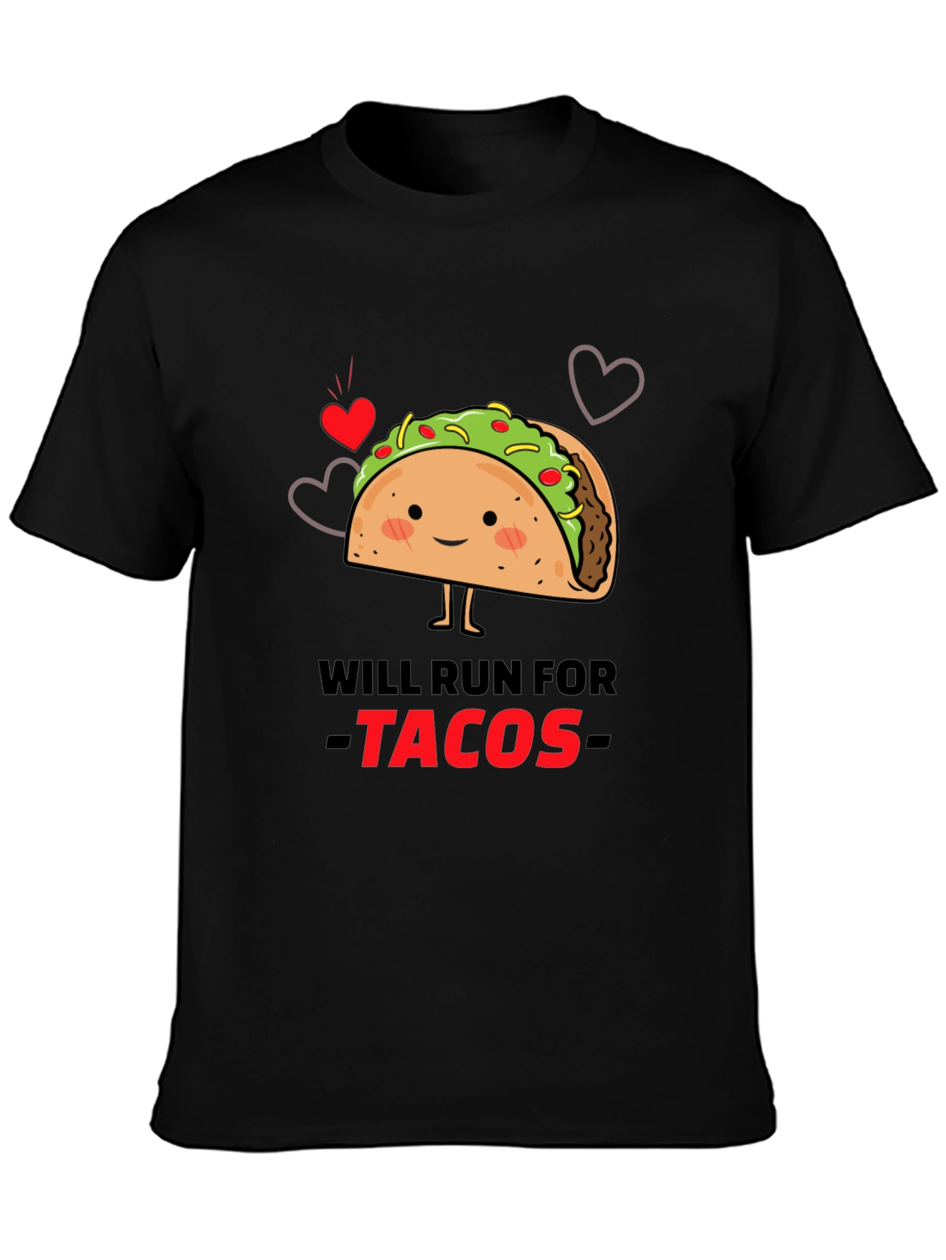 Will Run For Tacos Graphic Tee