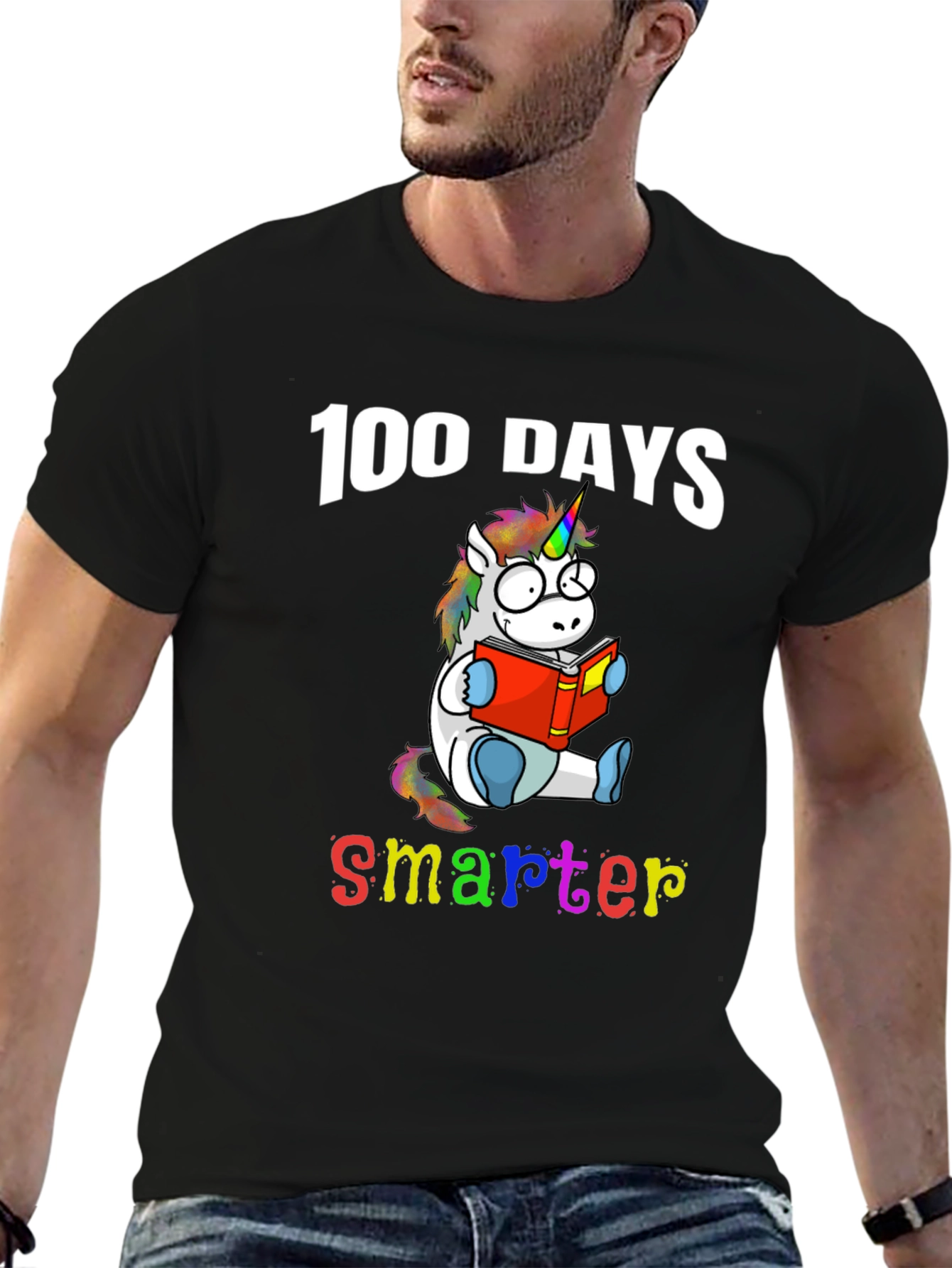 100 Days Smarter Unicorn T-Shirt