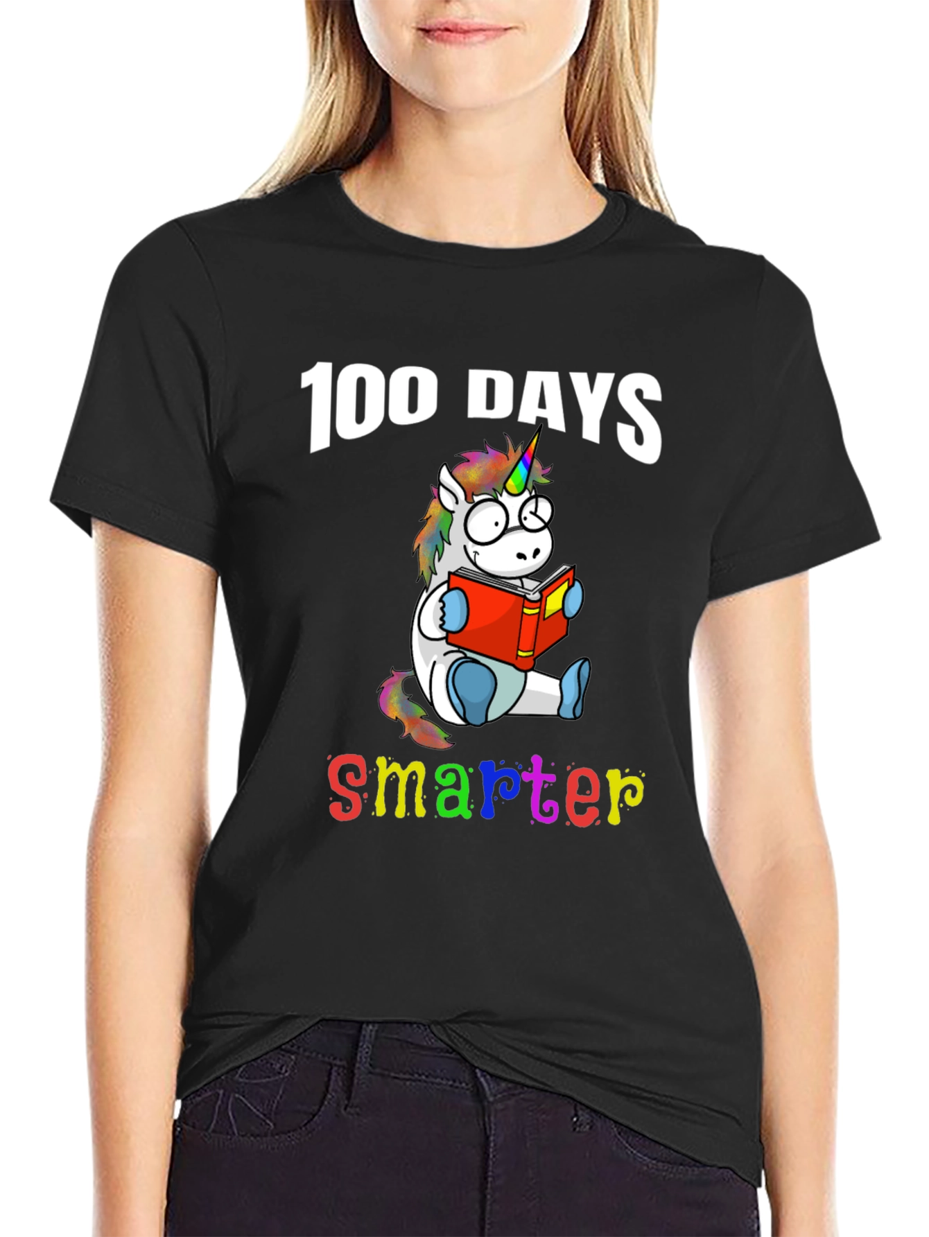 100 Days Smarter Unicorn T-Shirt