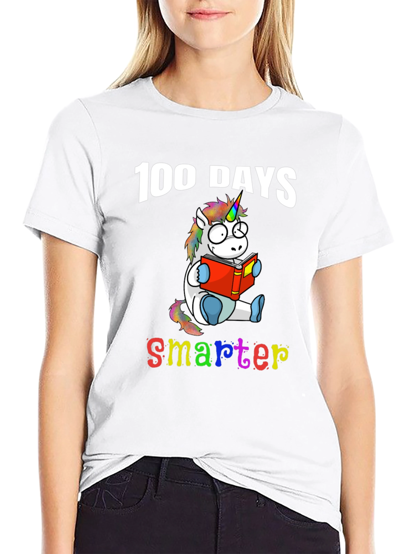 100 Days Smarter Unicorn T-Shirt