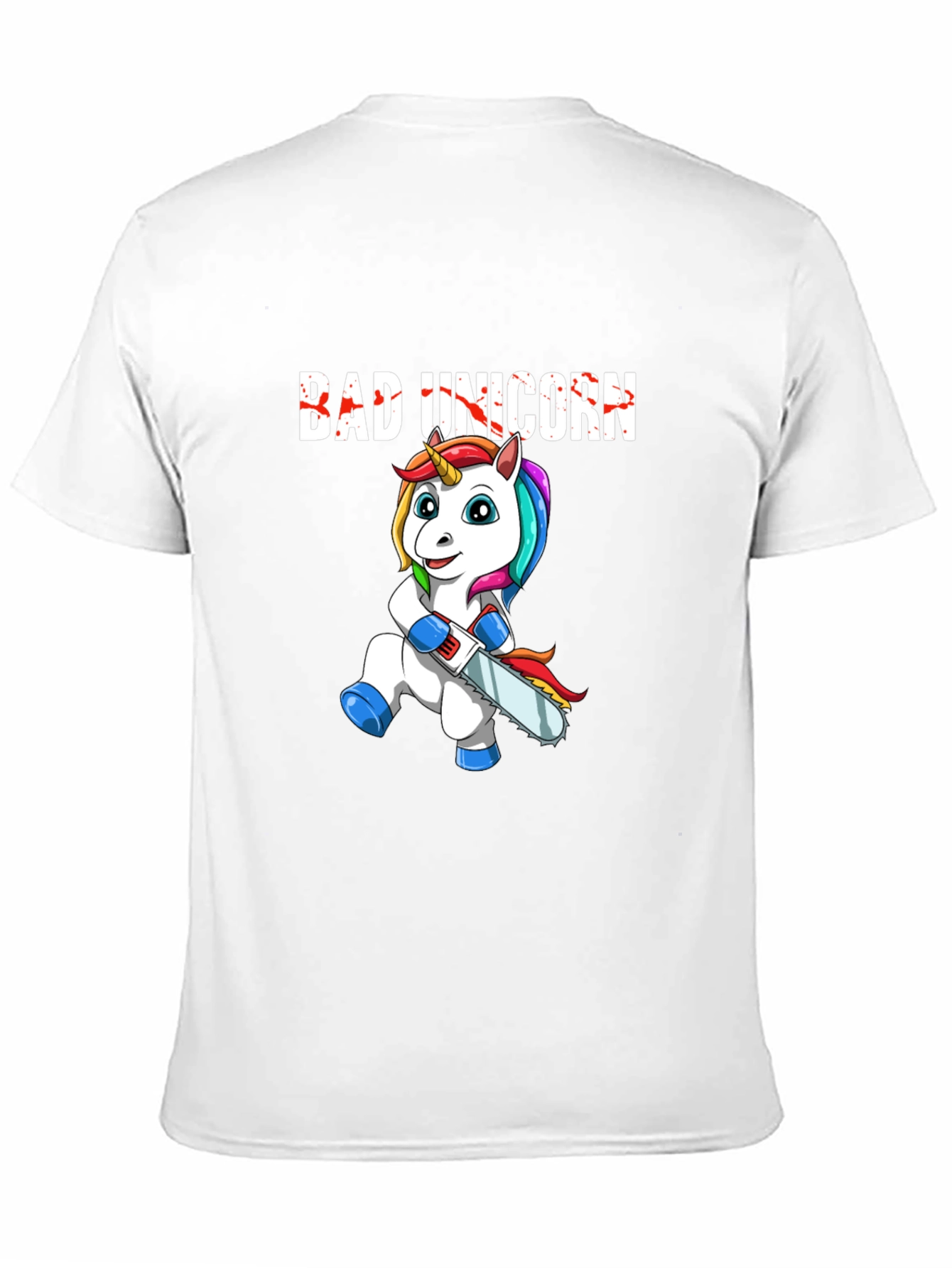 Bad Unicorn Graphic Print T-Shirt