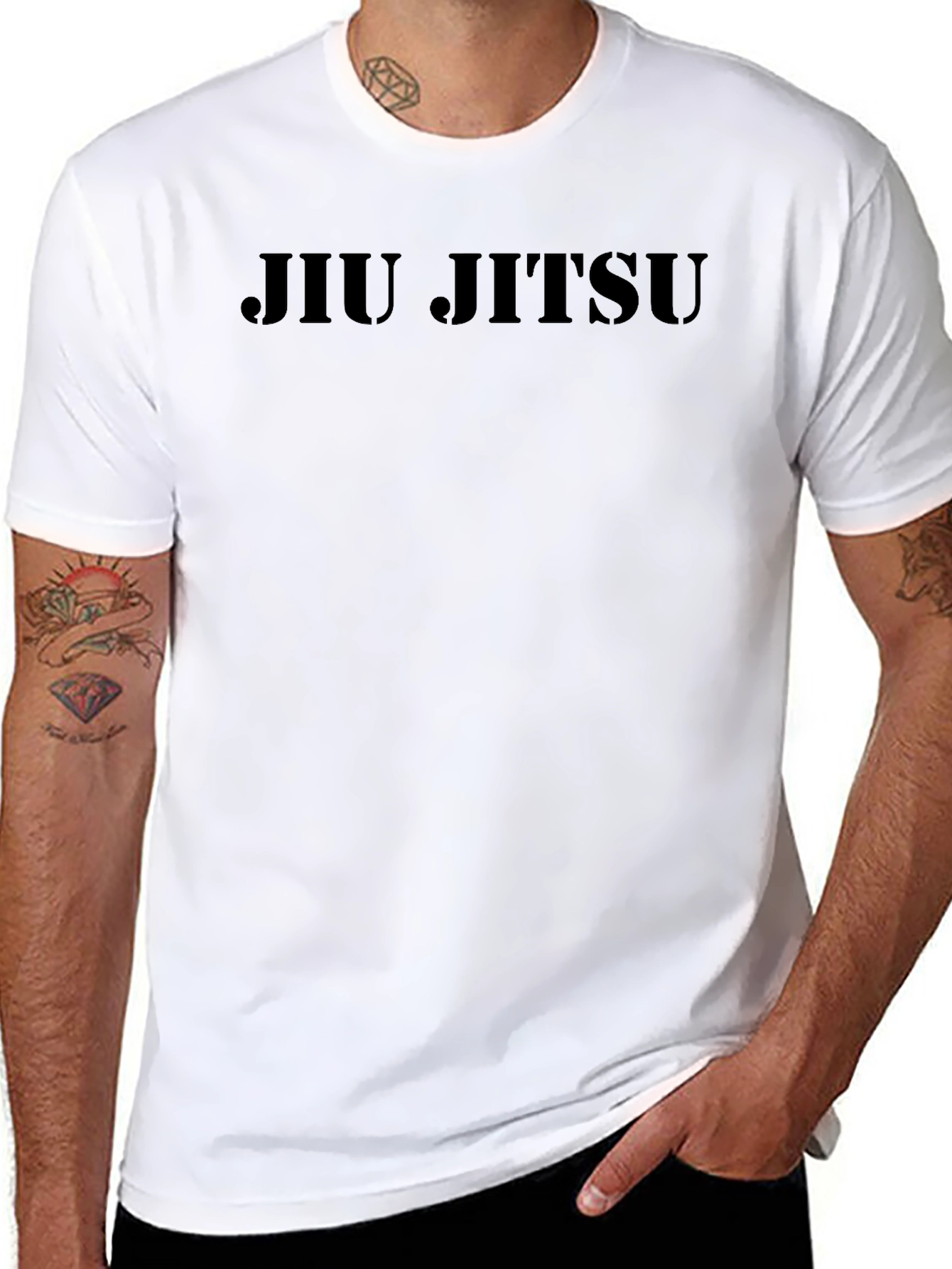 Jiu Jitsu T-Shirt - Black Cotton Tee