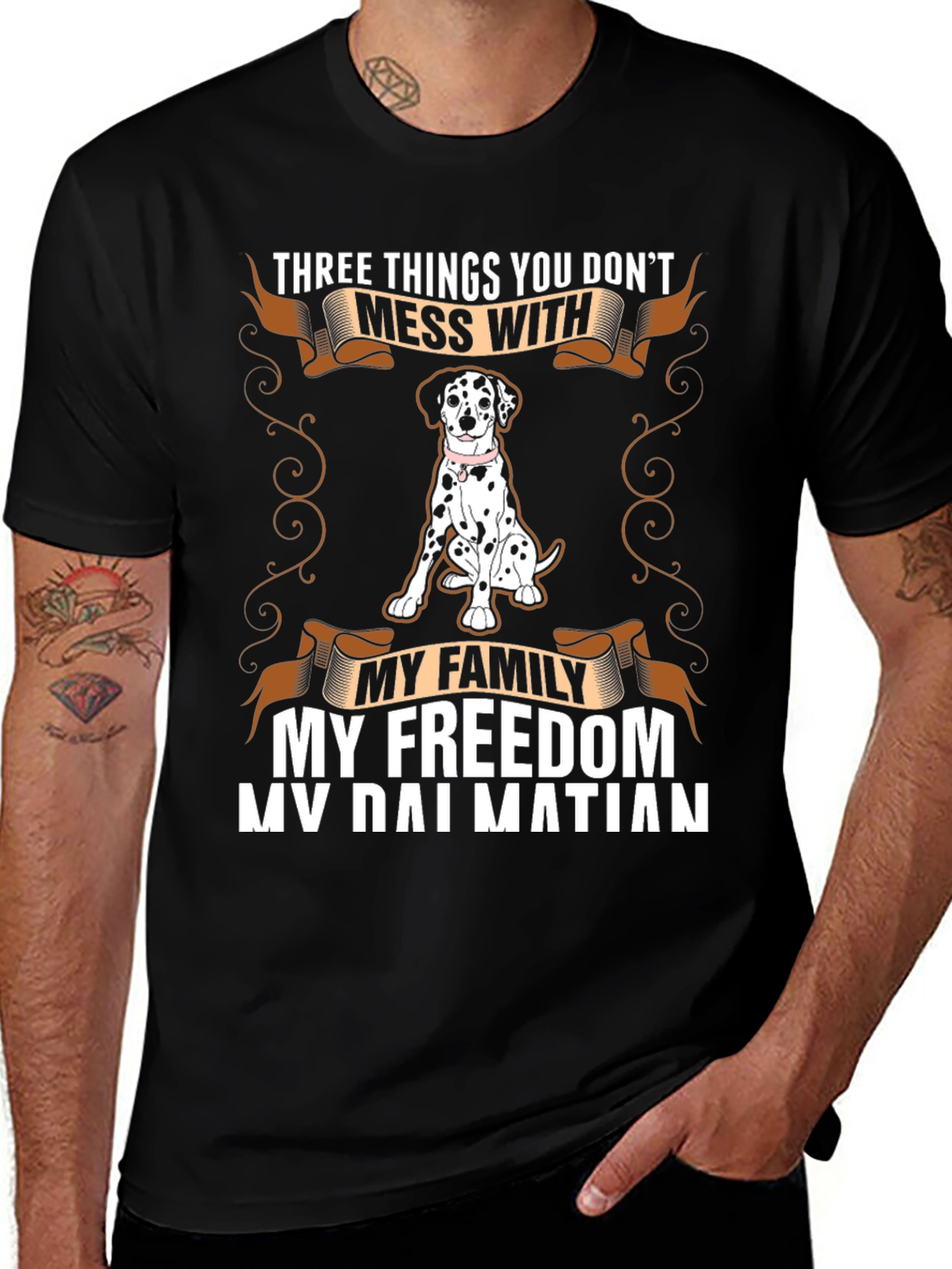 Dalmatian Dog Lover T-Shirt - Family Freedom Dog