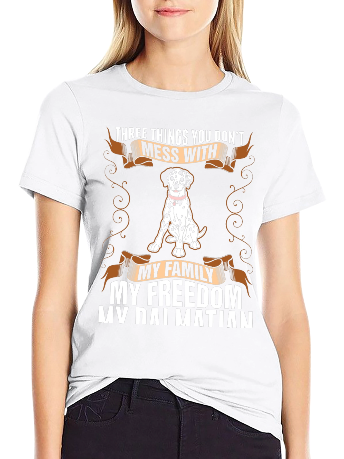 Dalmatian Dog Lover T-Shirt - Family Freedom Dog