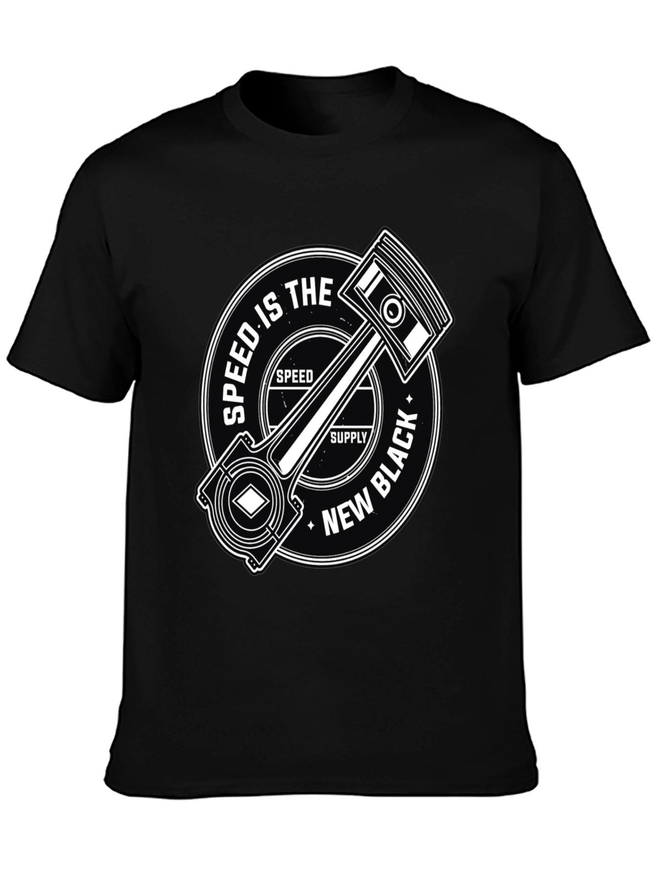 Speed Is The New Black Graphic T-Shirt