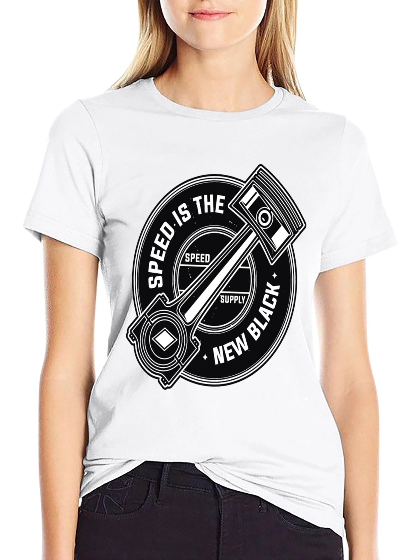 Speed Is The New Black Graphic T-Shirt