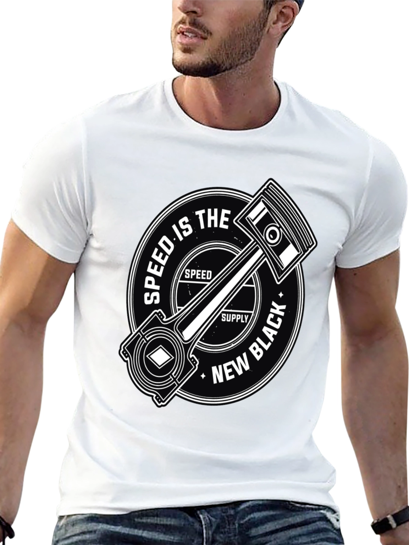 Speed Is The New Black Graphic T-Shirt