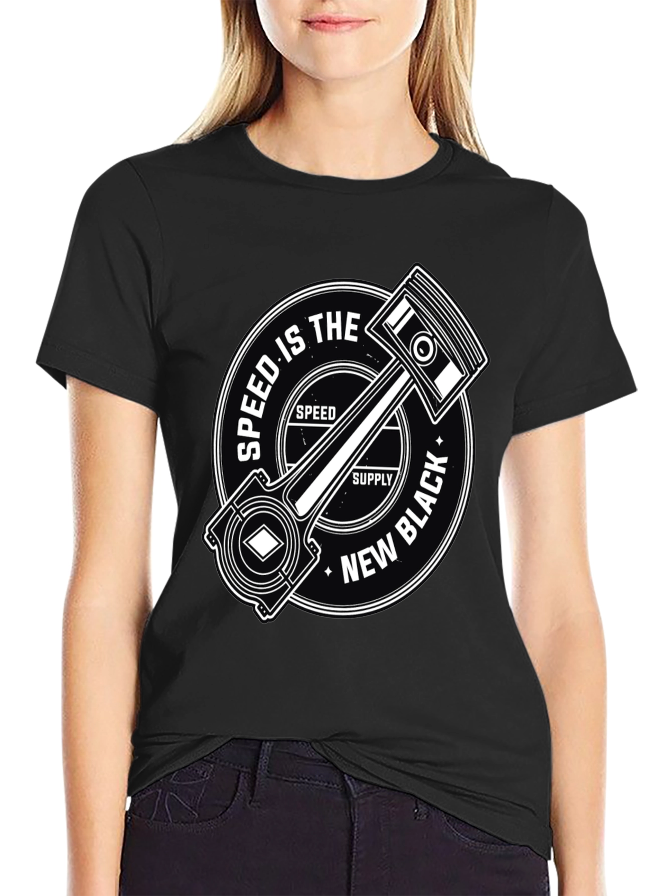 Speed Is The New Black Graphic T-Shirt