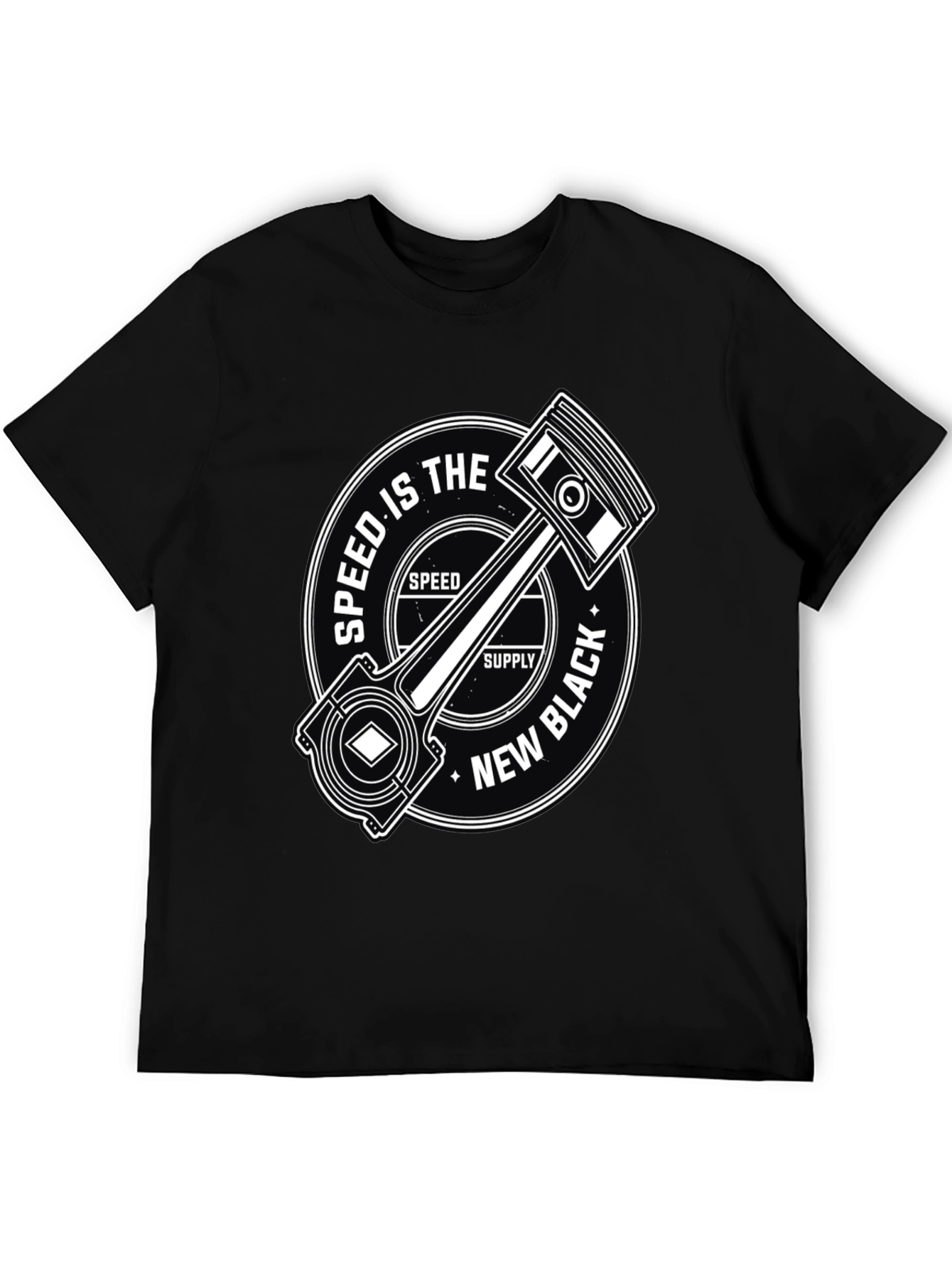 Speed Is The New Black Graphic T-Shirt