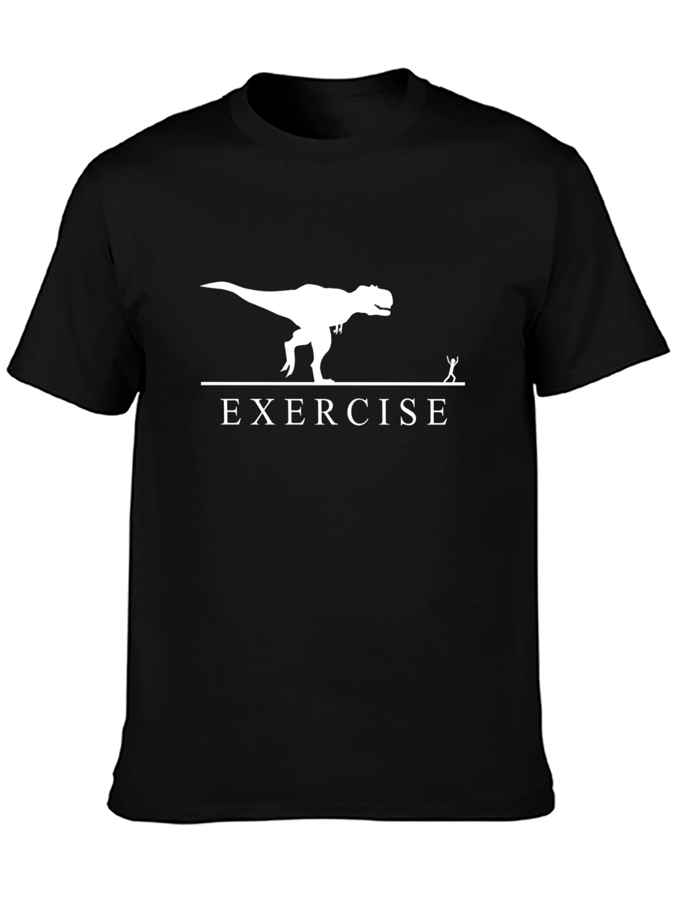 Funny Exercise T-Rex Graphic Tee