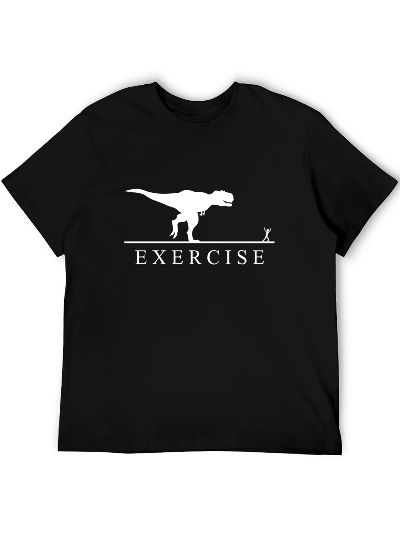 Funny Exercise T-Rex Graphic Tee