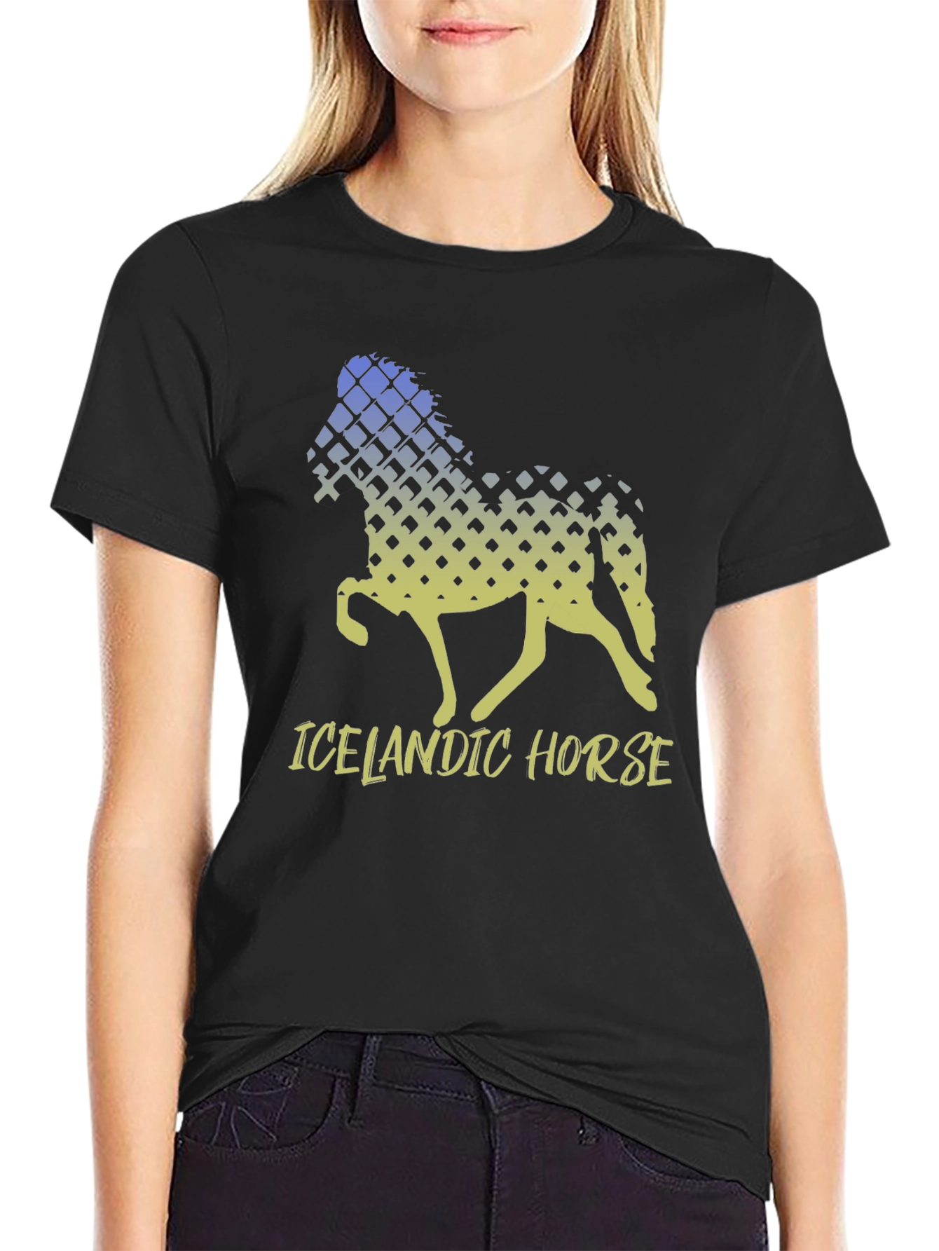 Icelandic Horse Graphic T-Shirt - Unique Design