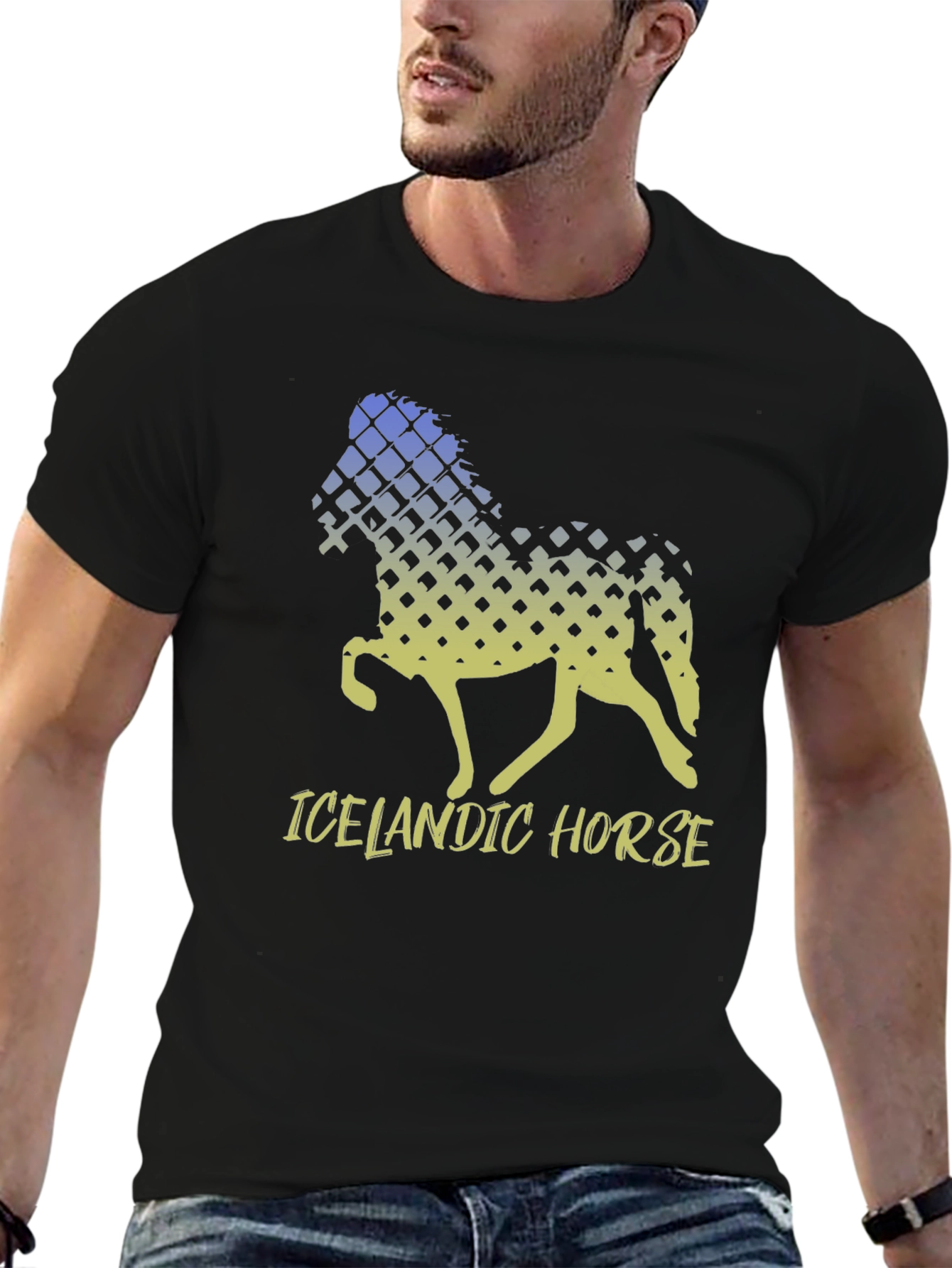 Icelandic Horse Graphic T-Shirt - Unique Design