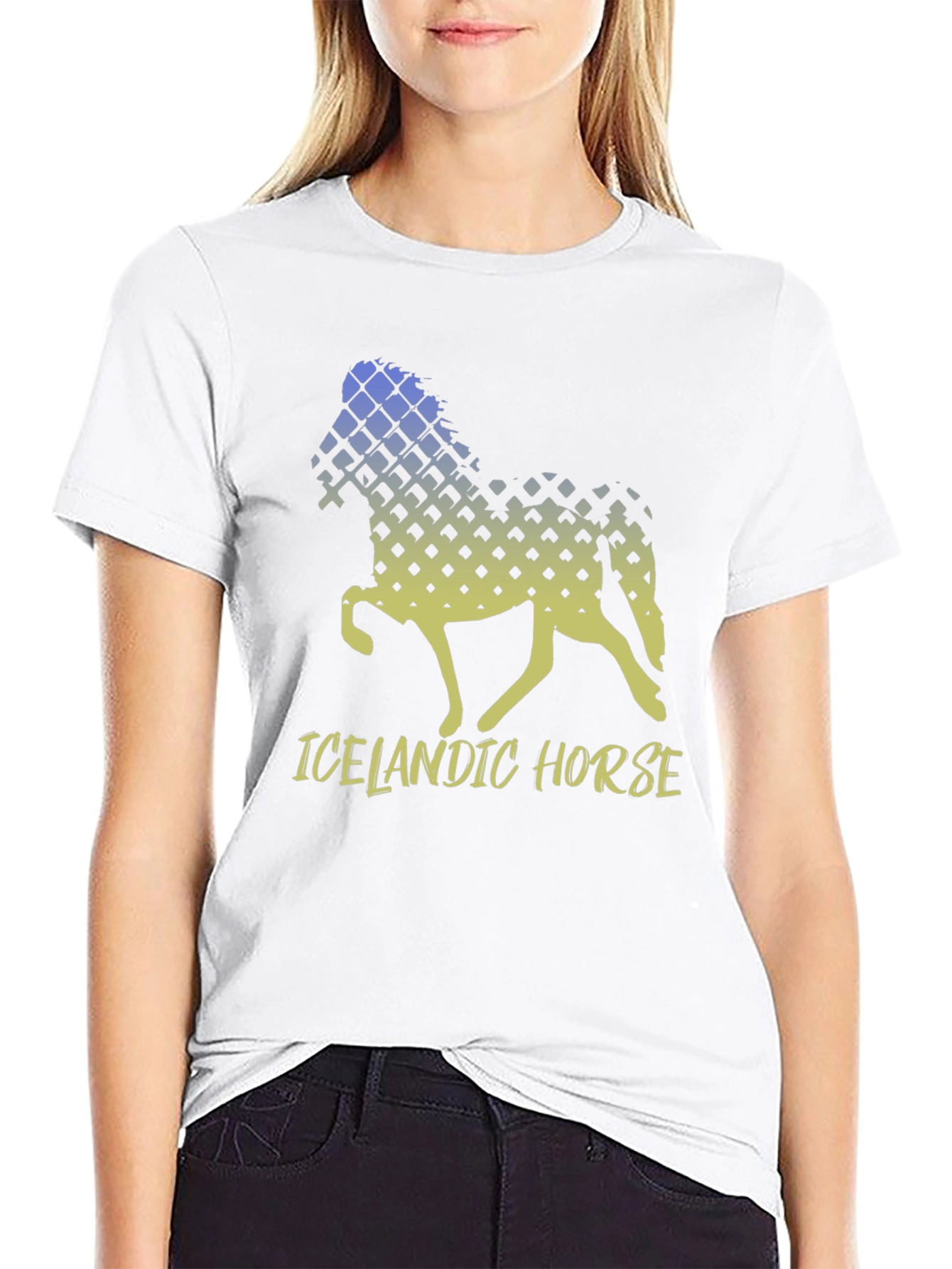 Icelandic Horse Graphic T-Shirt - Unique Design