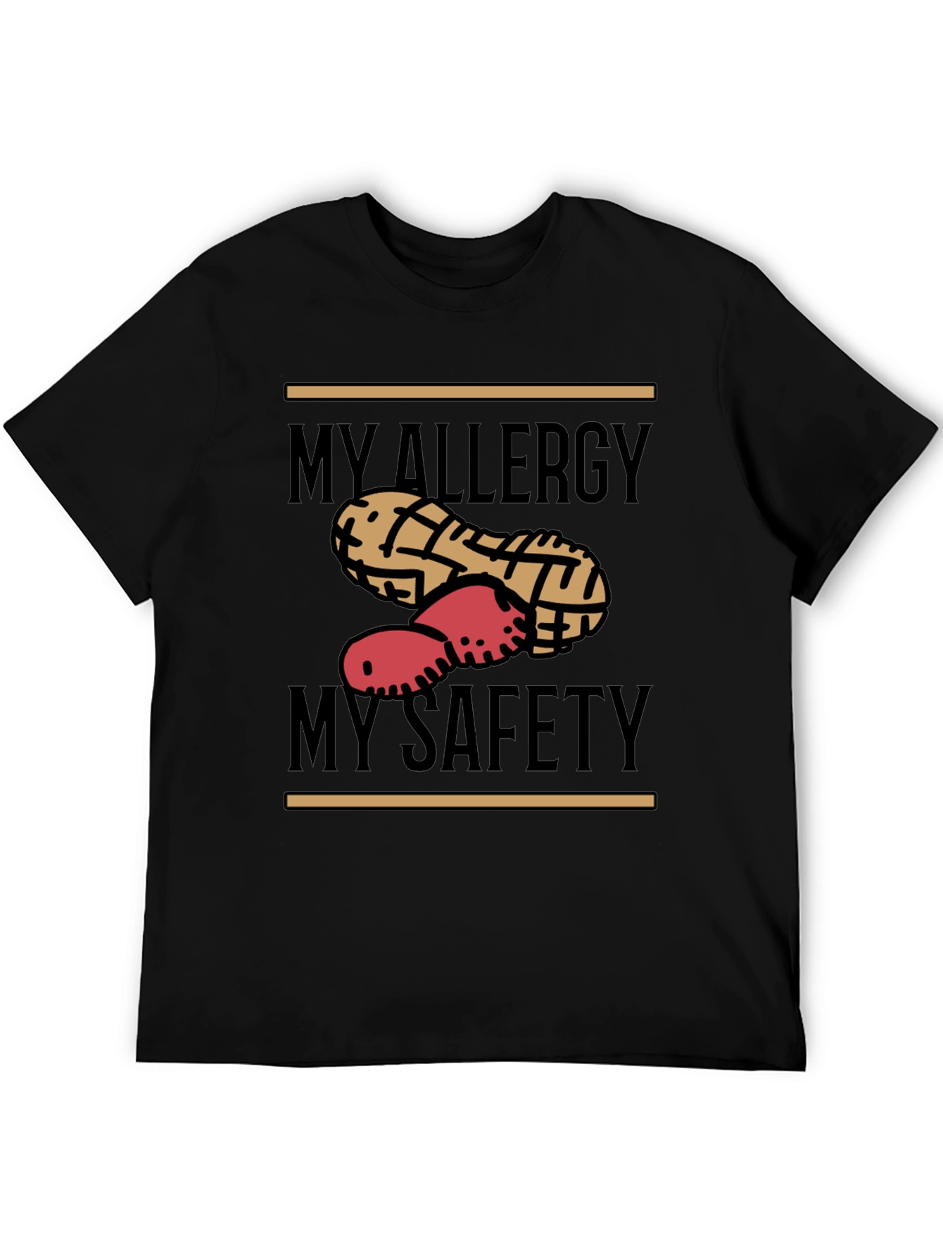 Peanut Allergy Awareness T-Shirt - Safety First