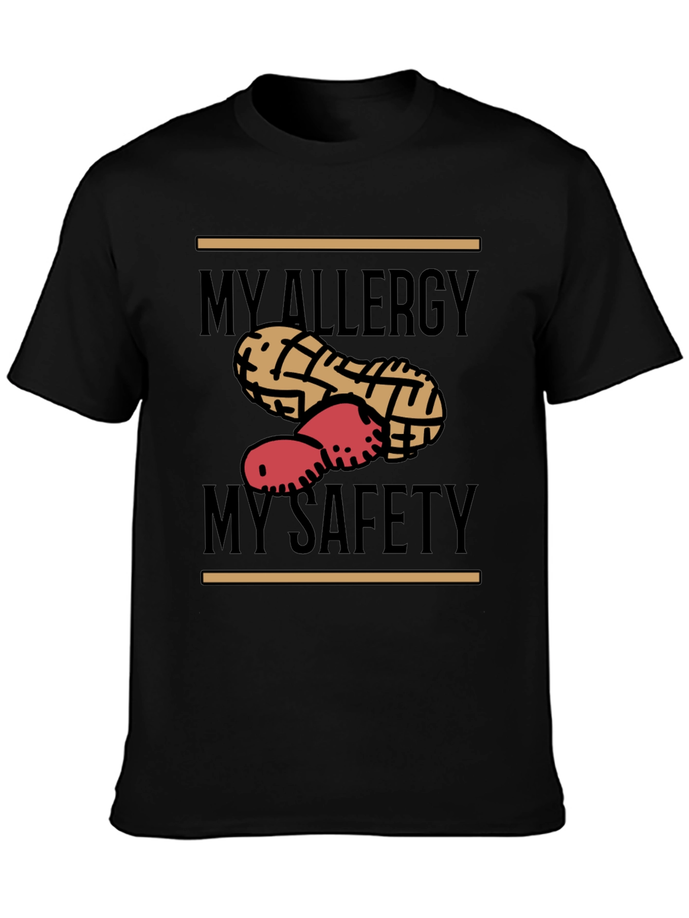 Peanut Allergy Awareness T-Shirt - Safety First