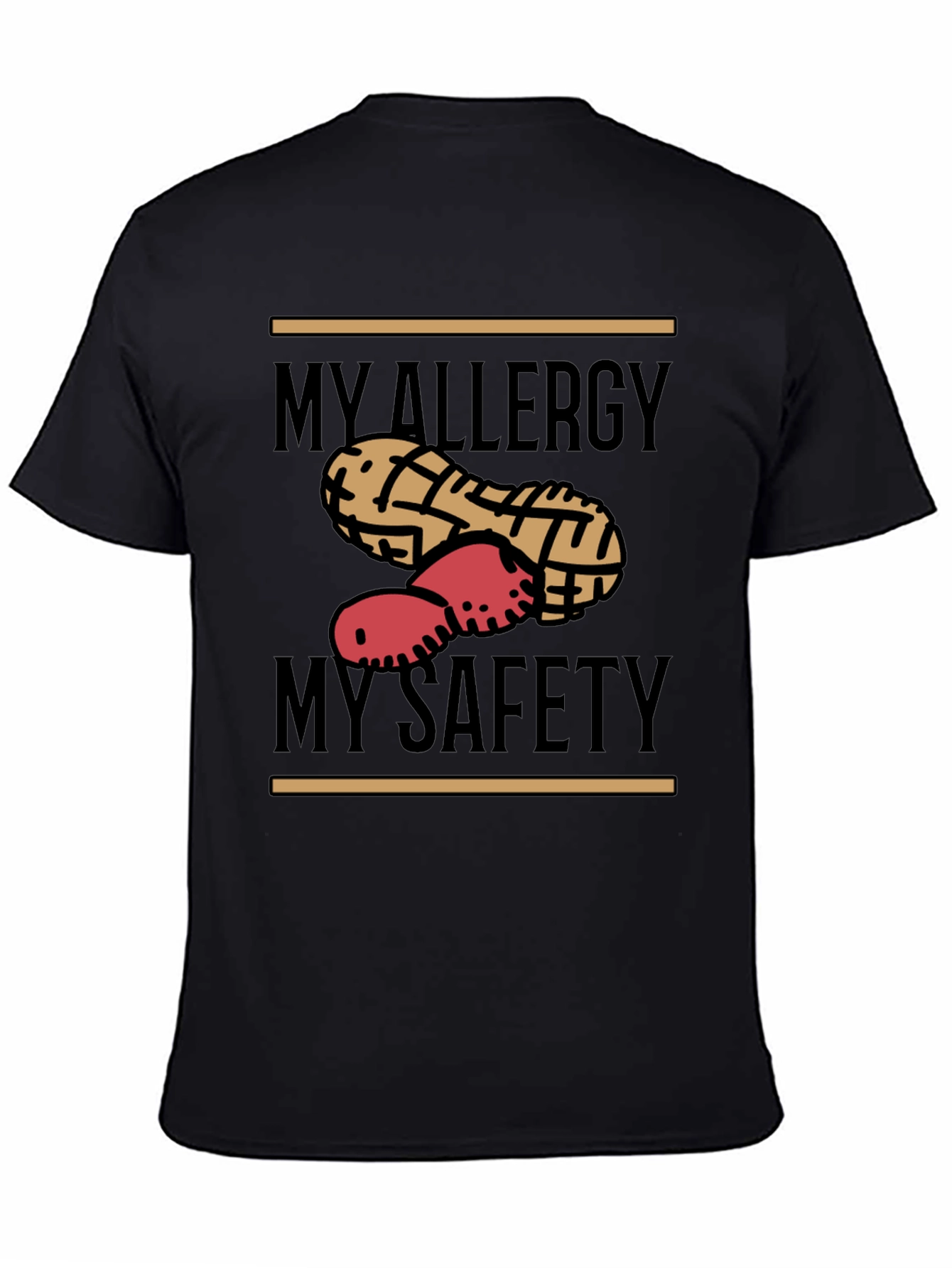 Peanut Allergy Awareness T-Shirt - Safety First