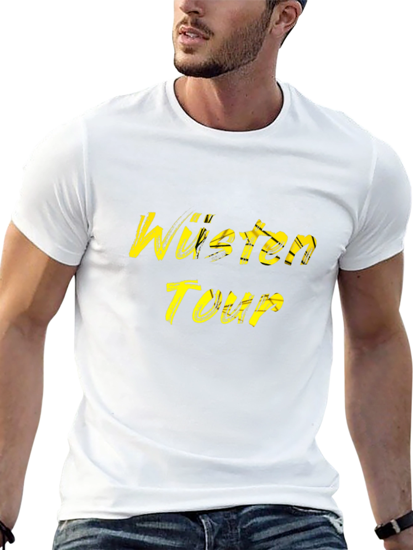 Wüsten Tour Graphic Tee - Stylish Black T-Shirt