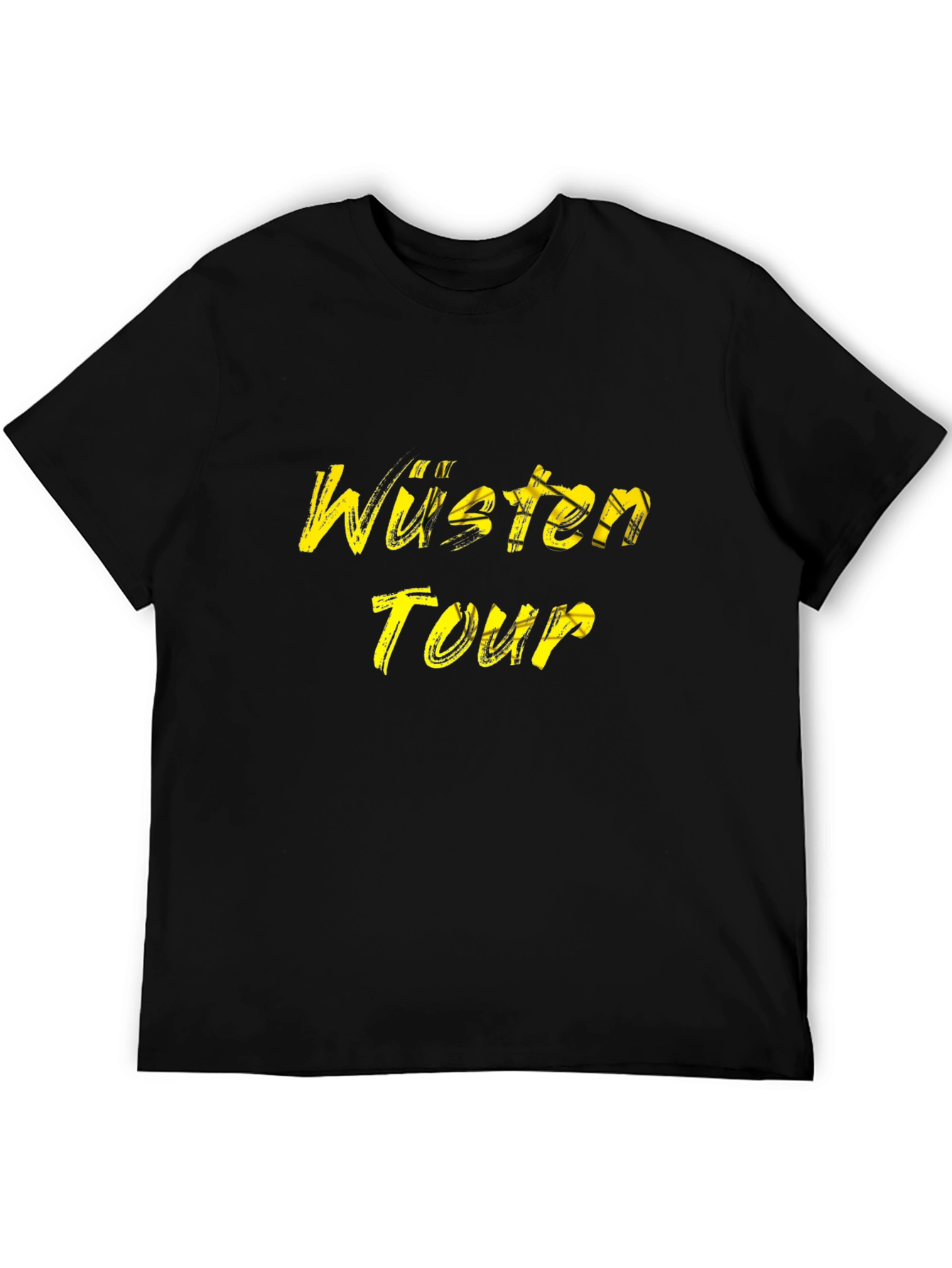 Wüsten Tour Graphic Tee - Stylish Black T-Shirt