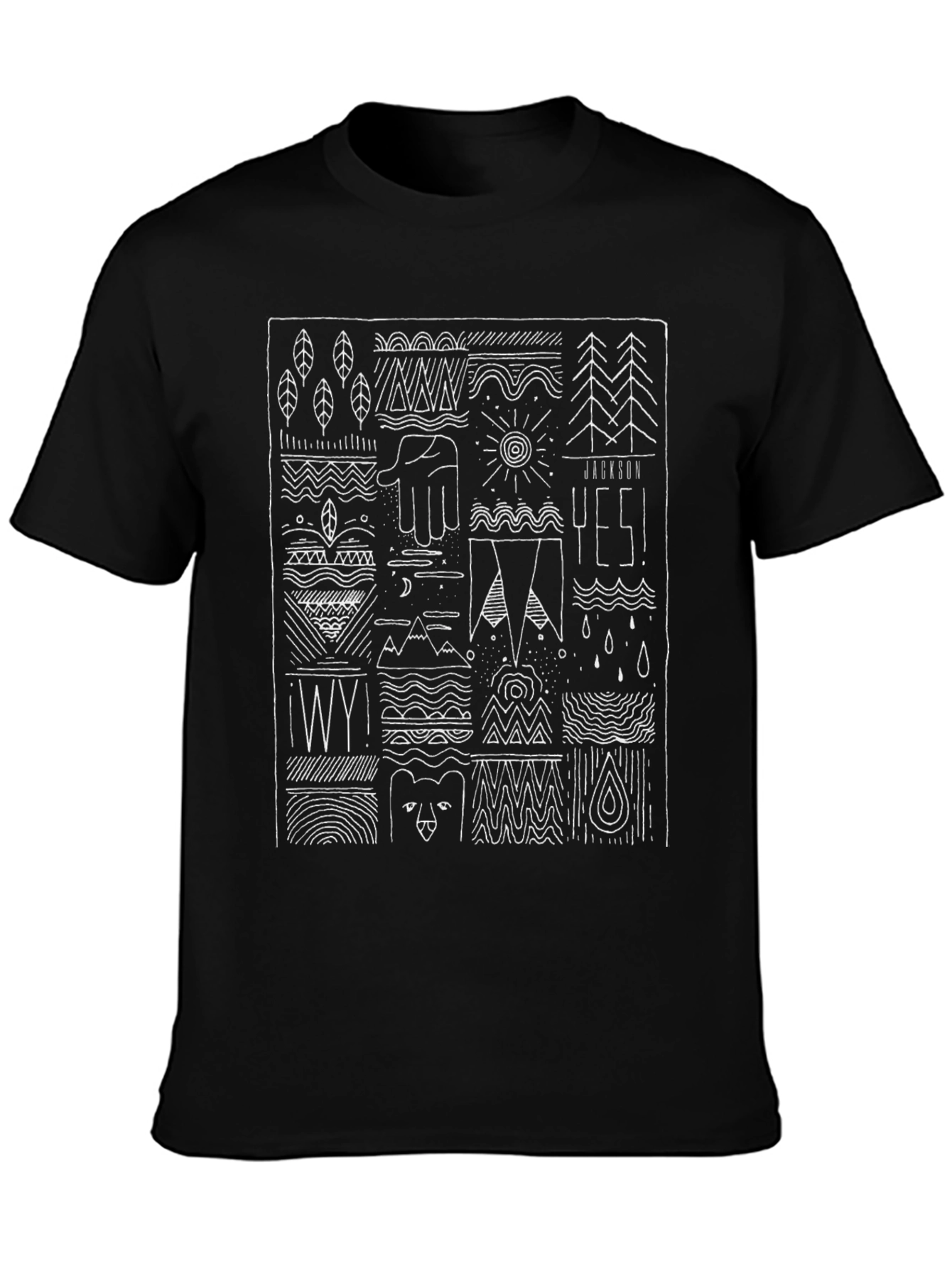 Nature Inspired Graphic Print T-Shirt