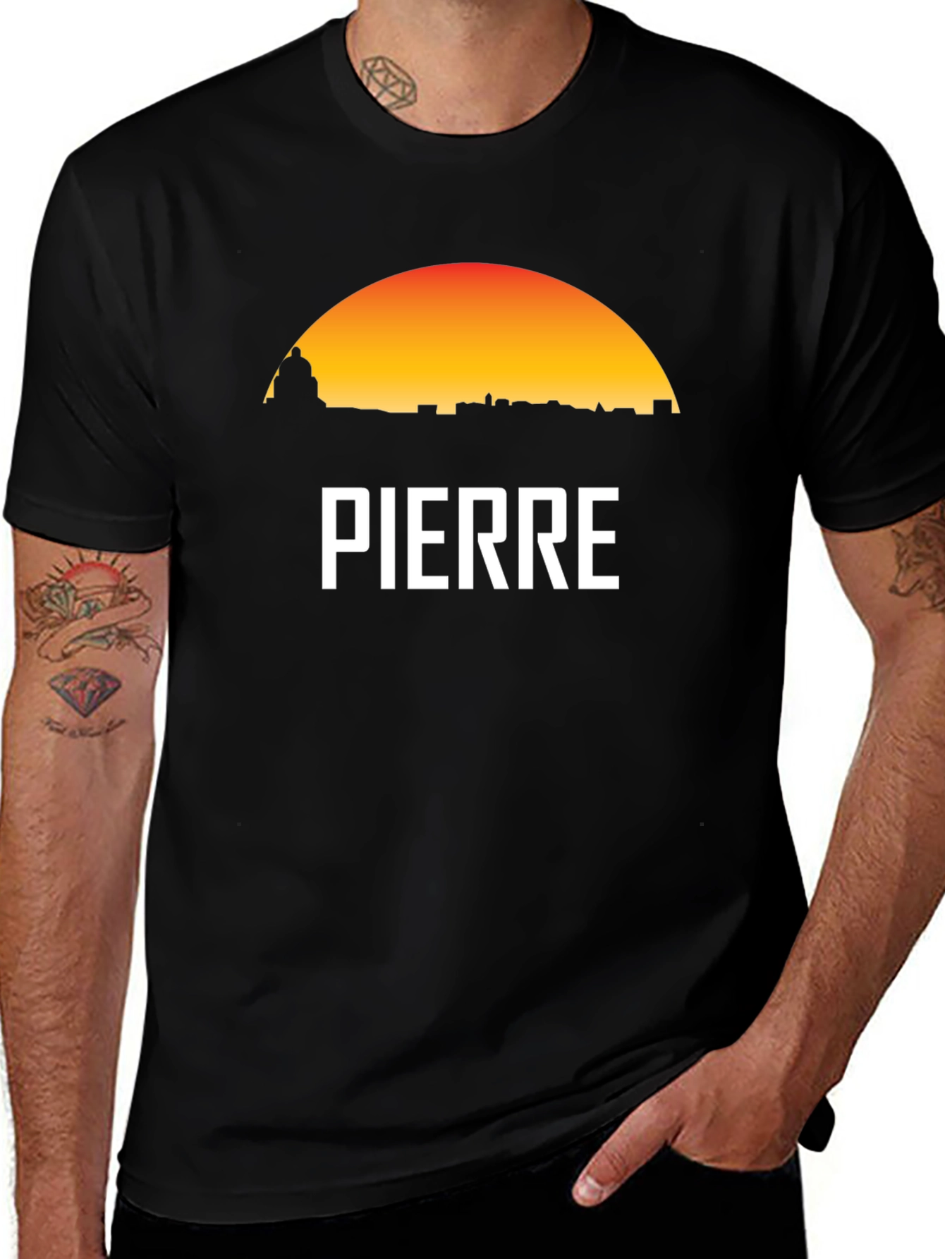 Pierre Silhouette T-Shirt - City Skyline