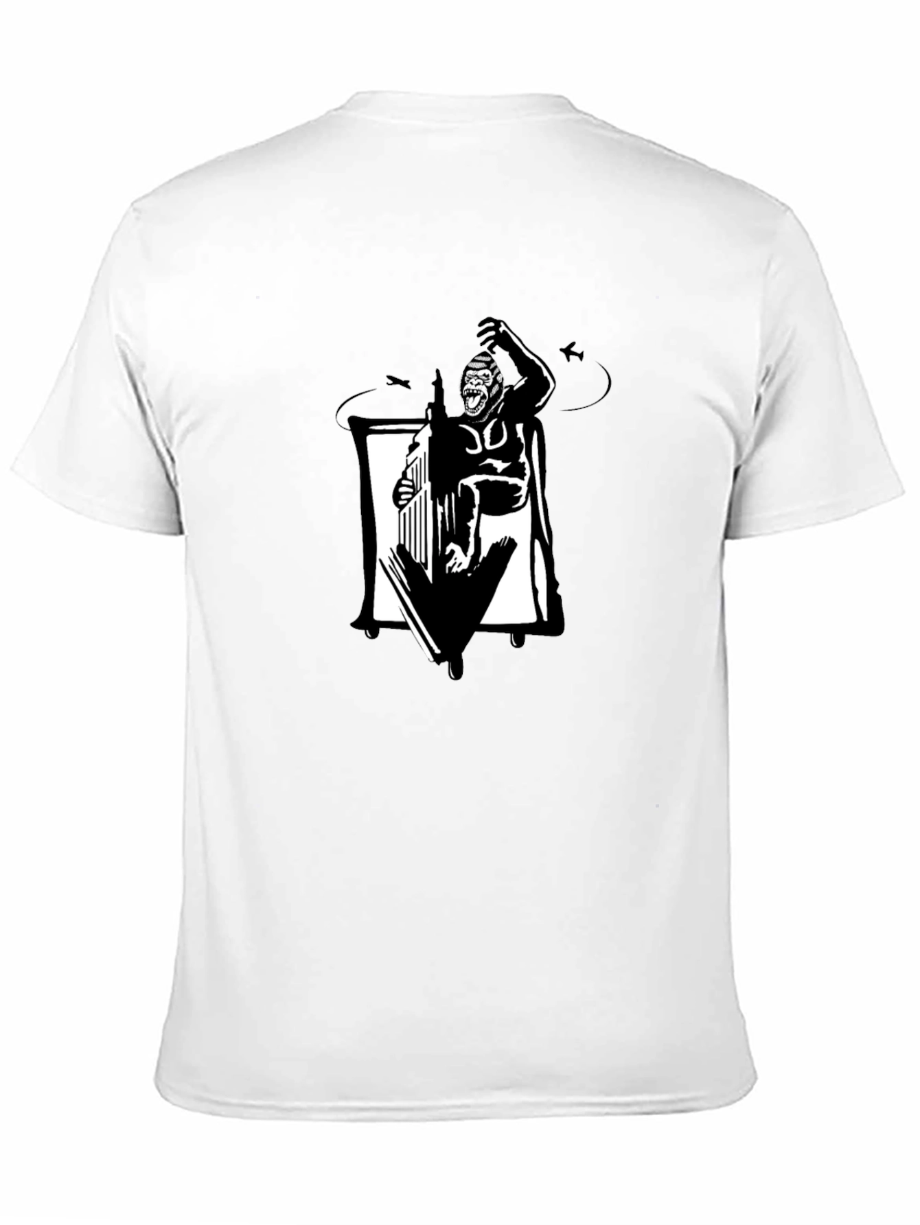 King Kong Graphic Tee - Black Cotton T-Shirt