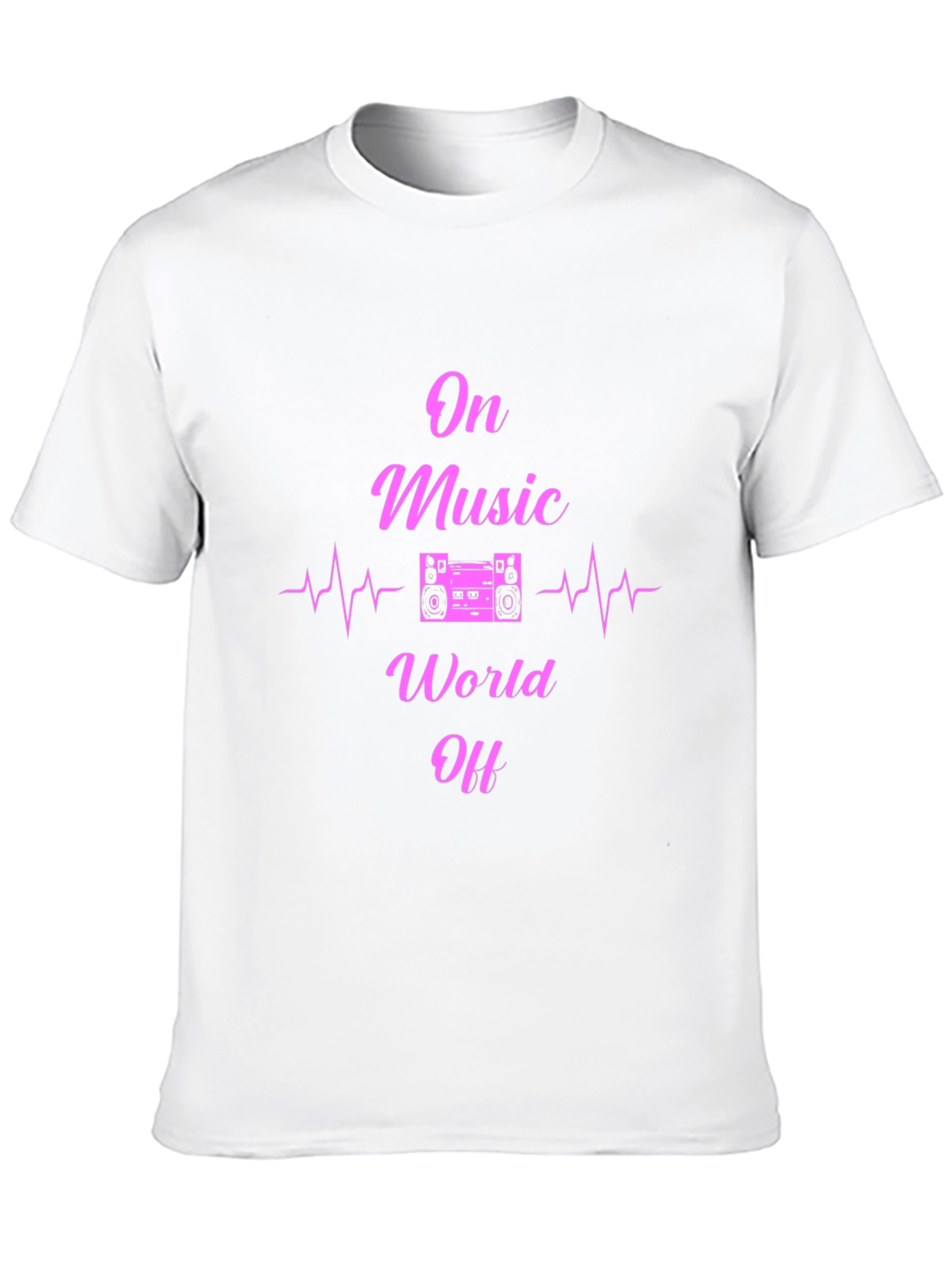On Music World Off Black T-Shirt