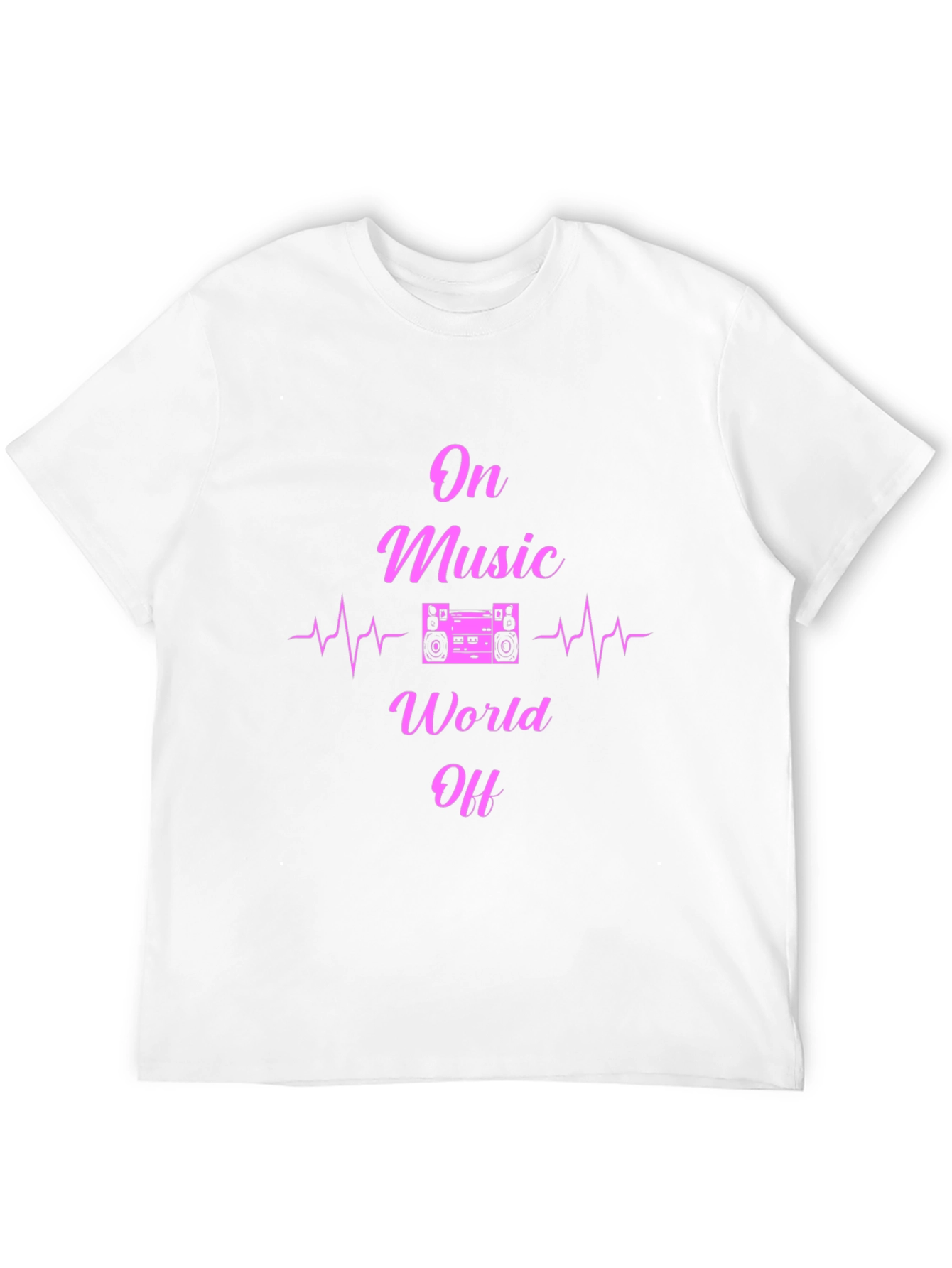 On Music World Off Black T-Shirt