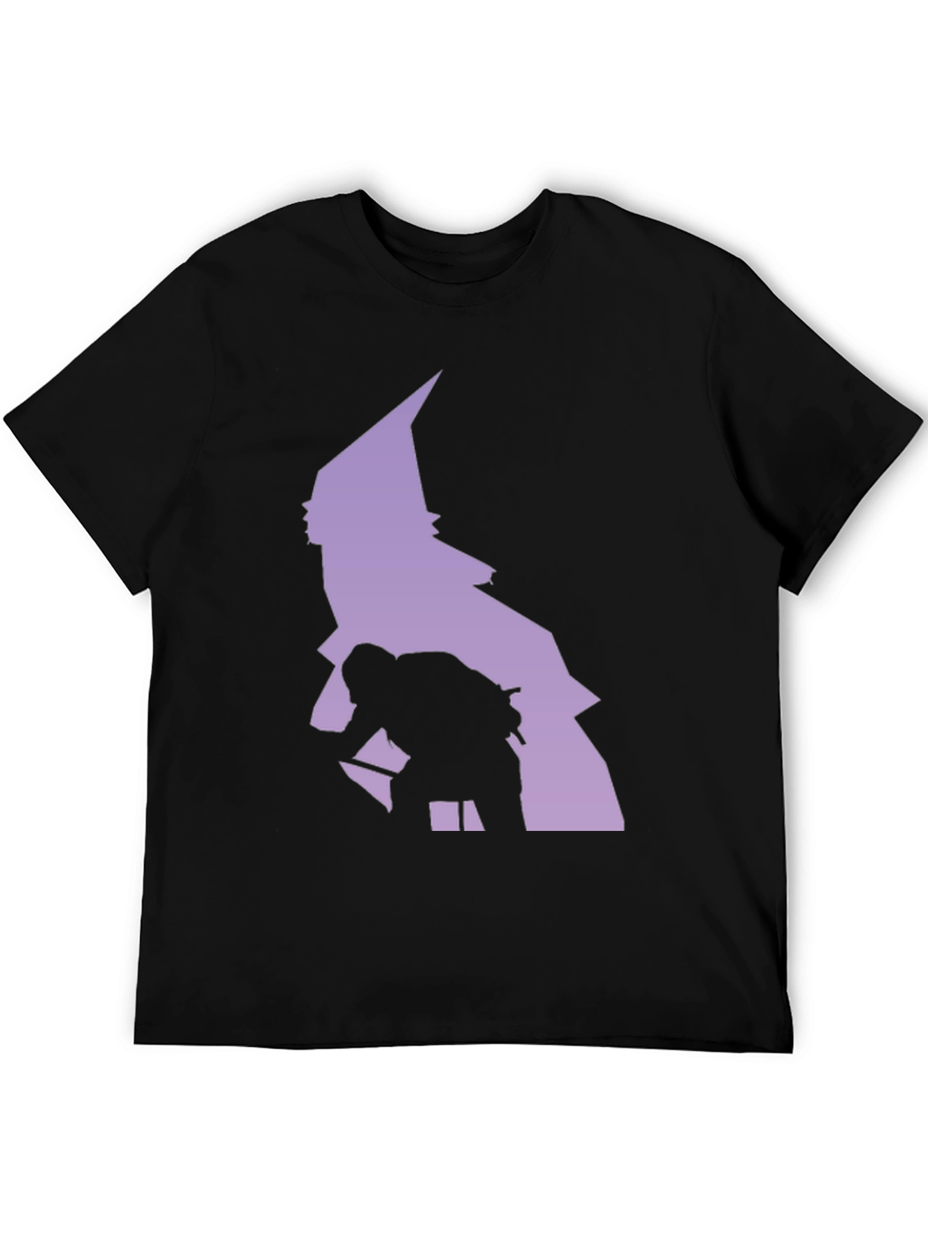 Silhouette Graphic T-Shirt - Ninja in the Mist