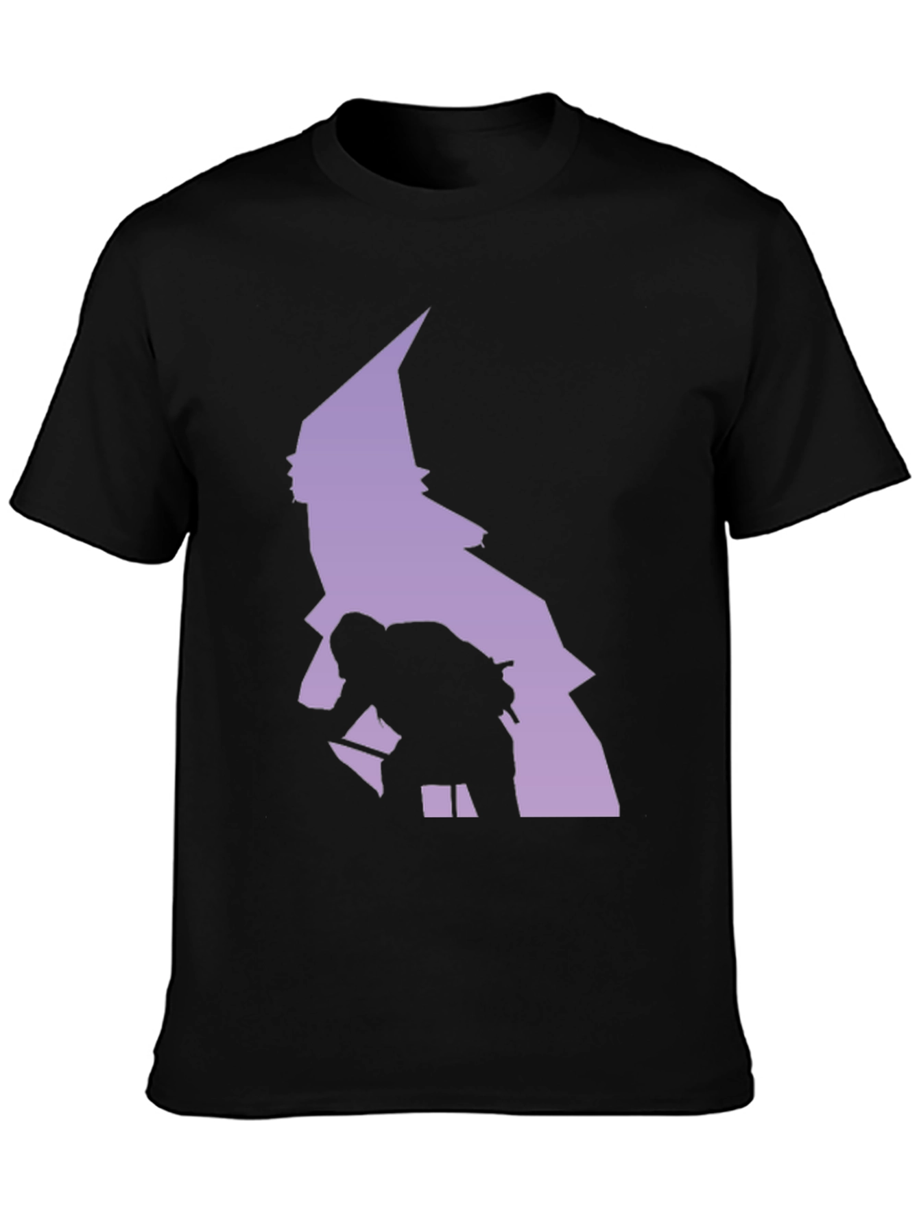 Silhouette Graphic T-Shirt - Ninja in the Mist