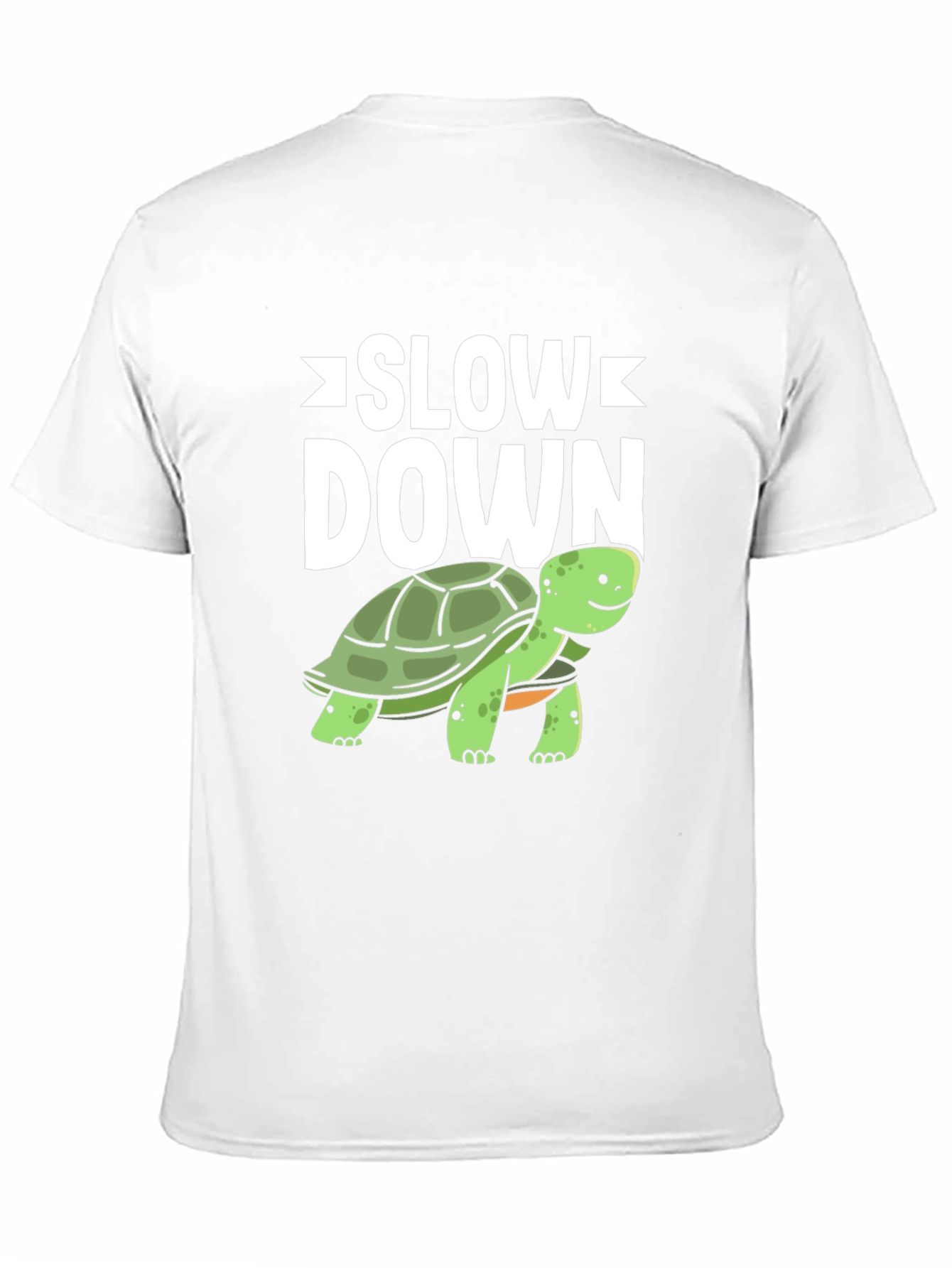 Slow Down Turtle Graphic T-Shirt