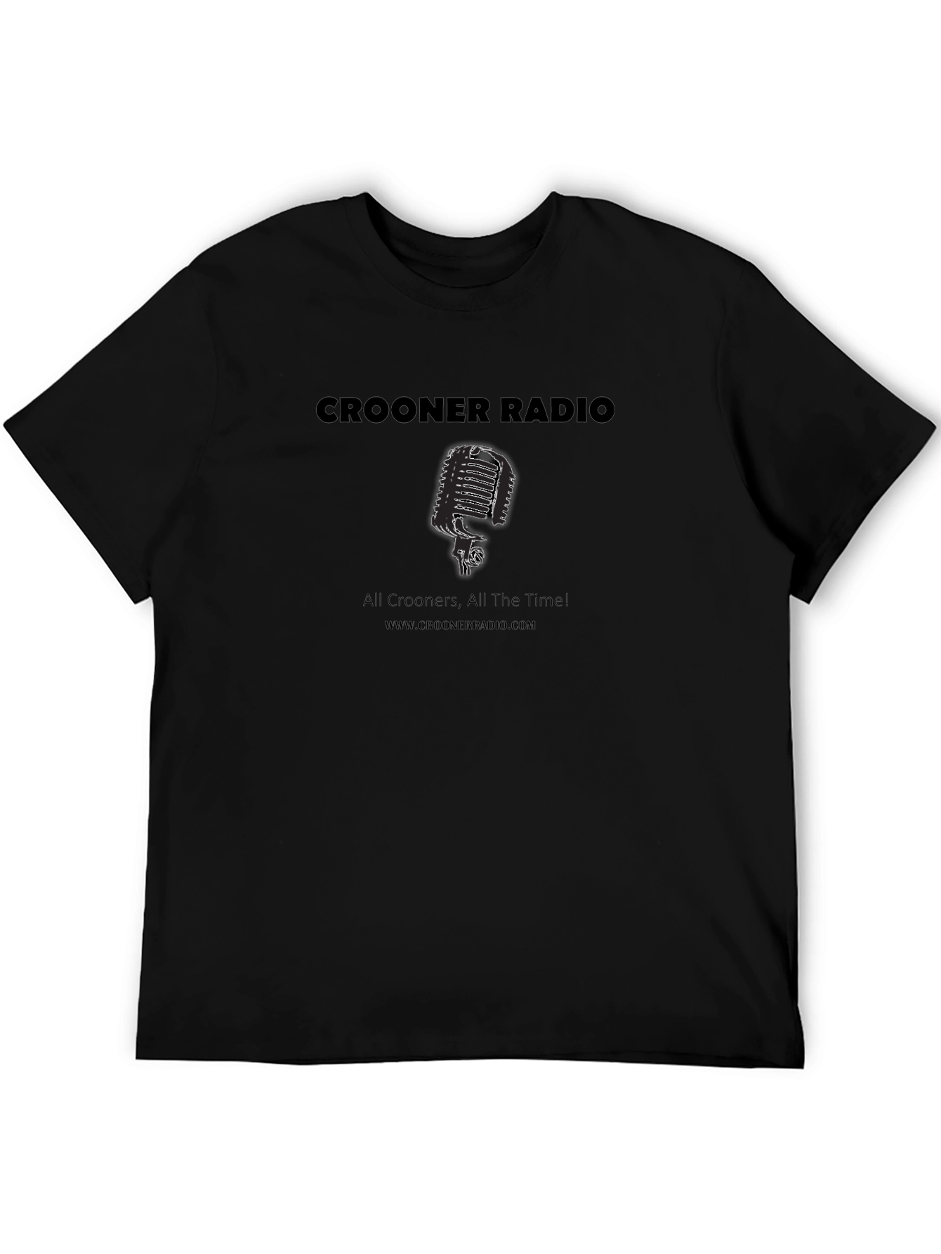 Crooner Radio Microphone Graphic T-Shirt