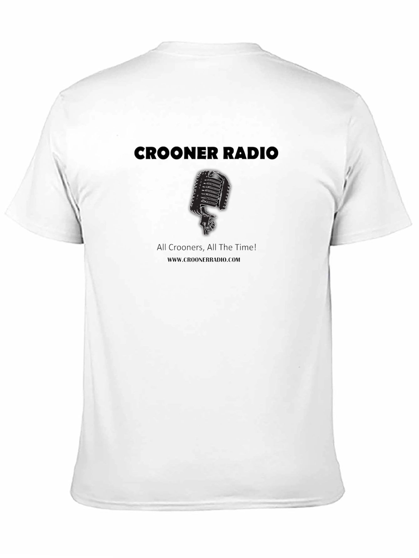 Crooner Radio Microphone Graphic T-Shirt
