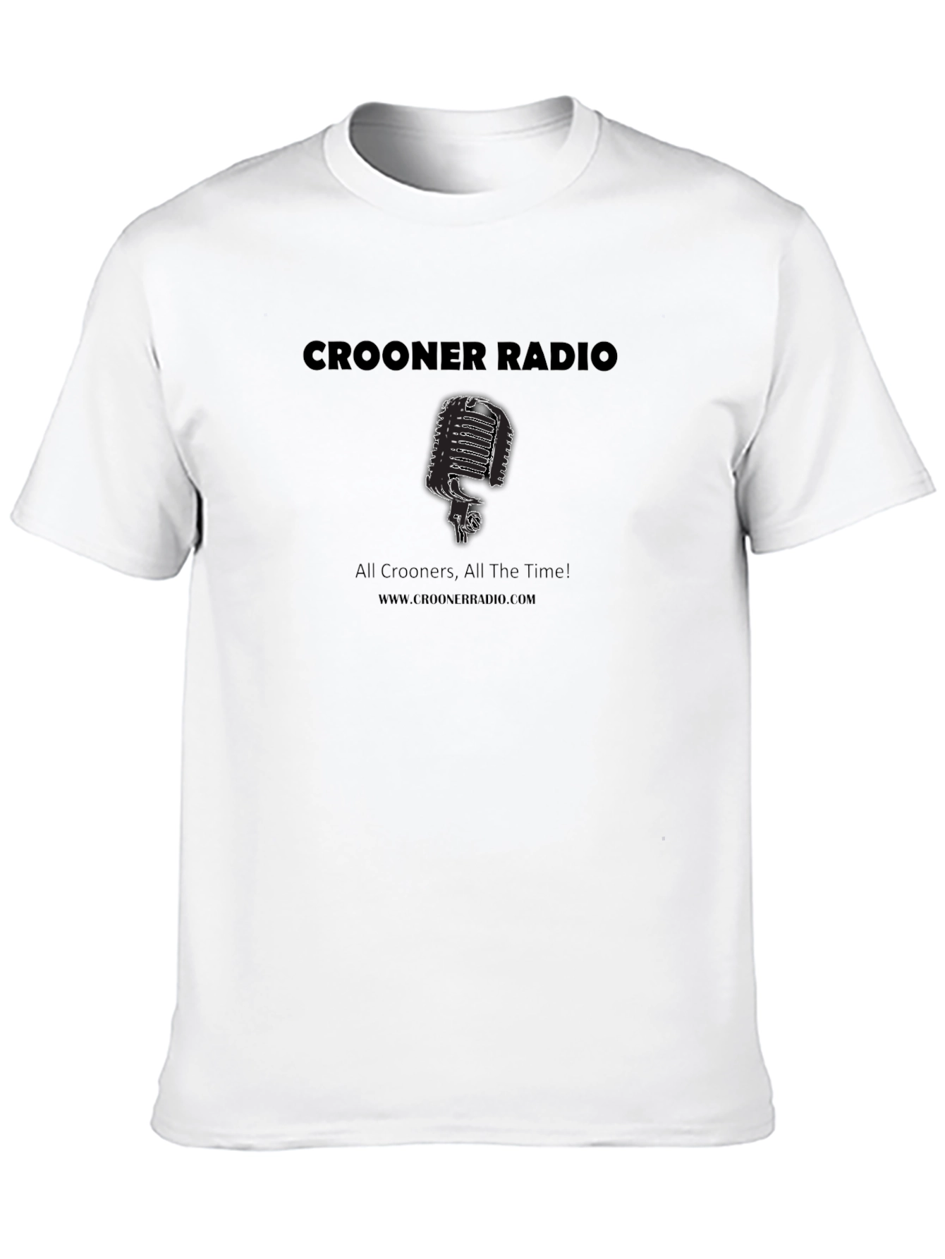 Crooner Radio Microphone Graphic T-Shirt