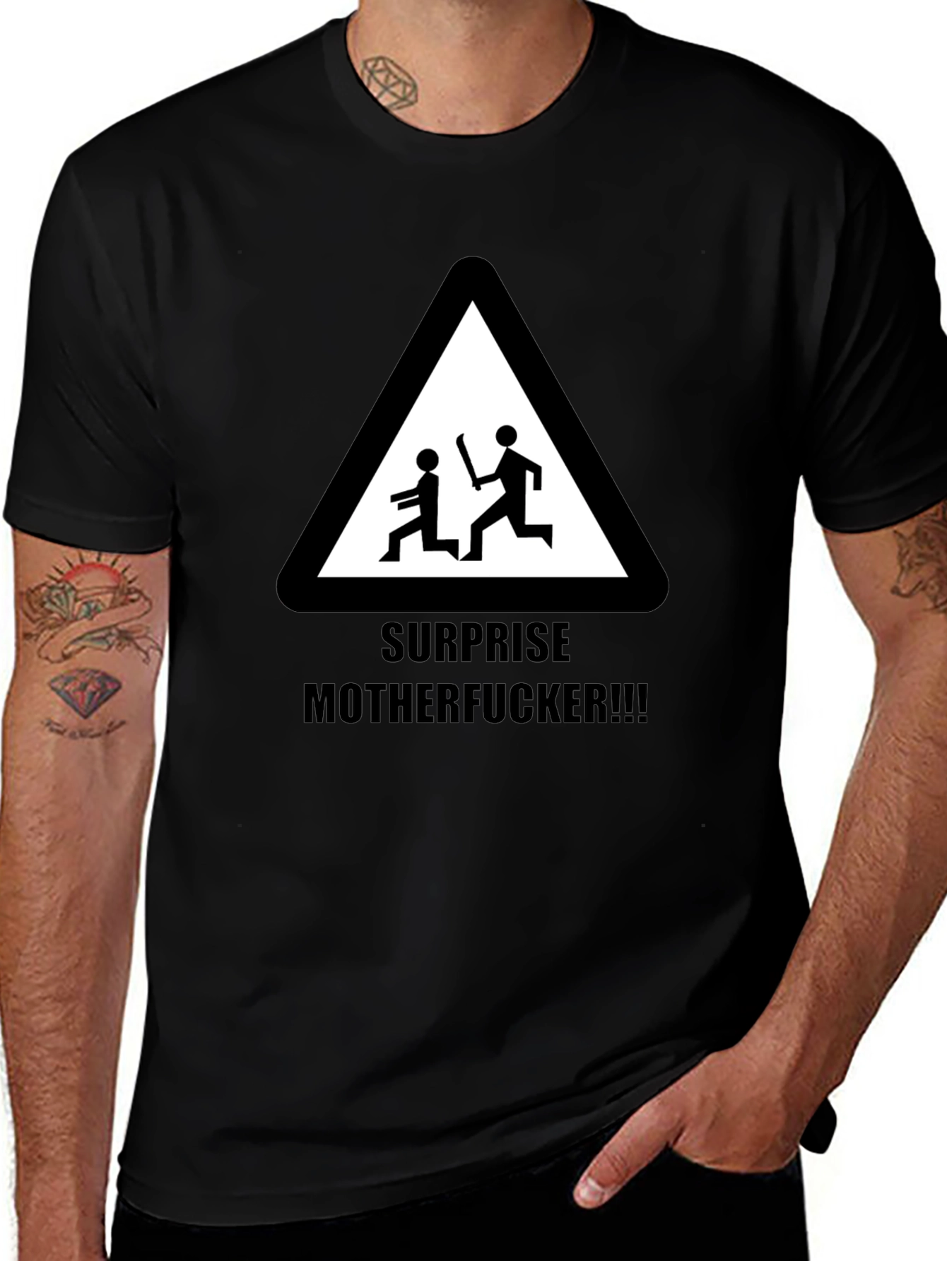 Surprise Offensive Humor Graphic Tee