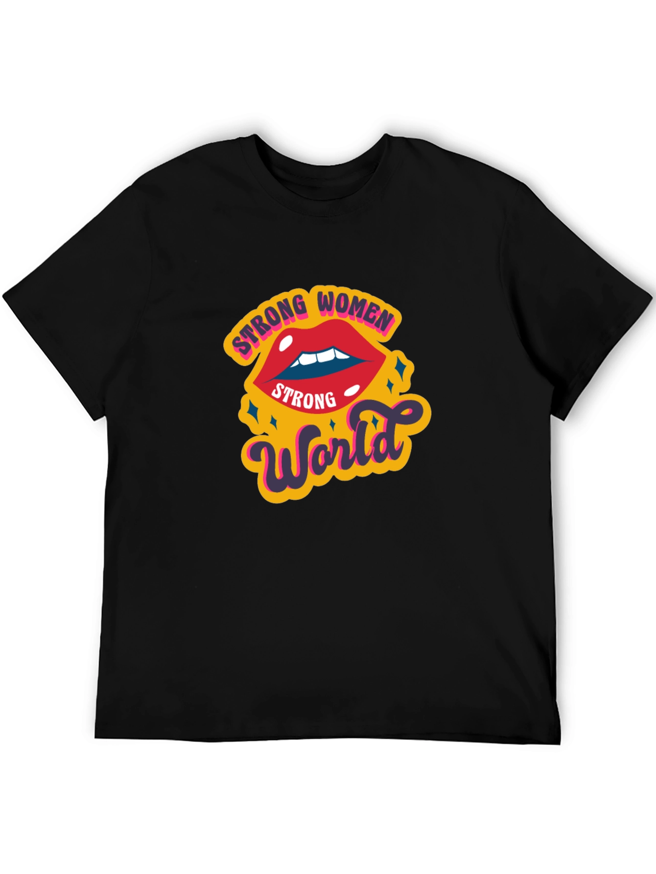 Strong Women Strong World Graphic T-Shirt