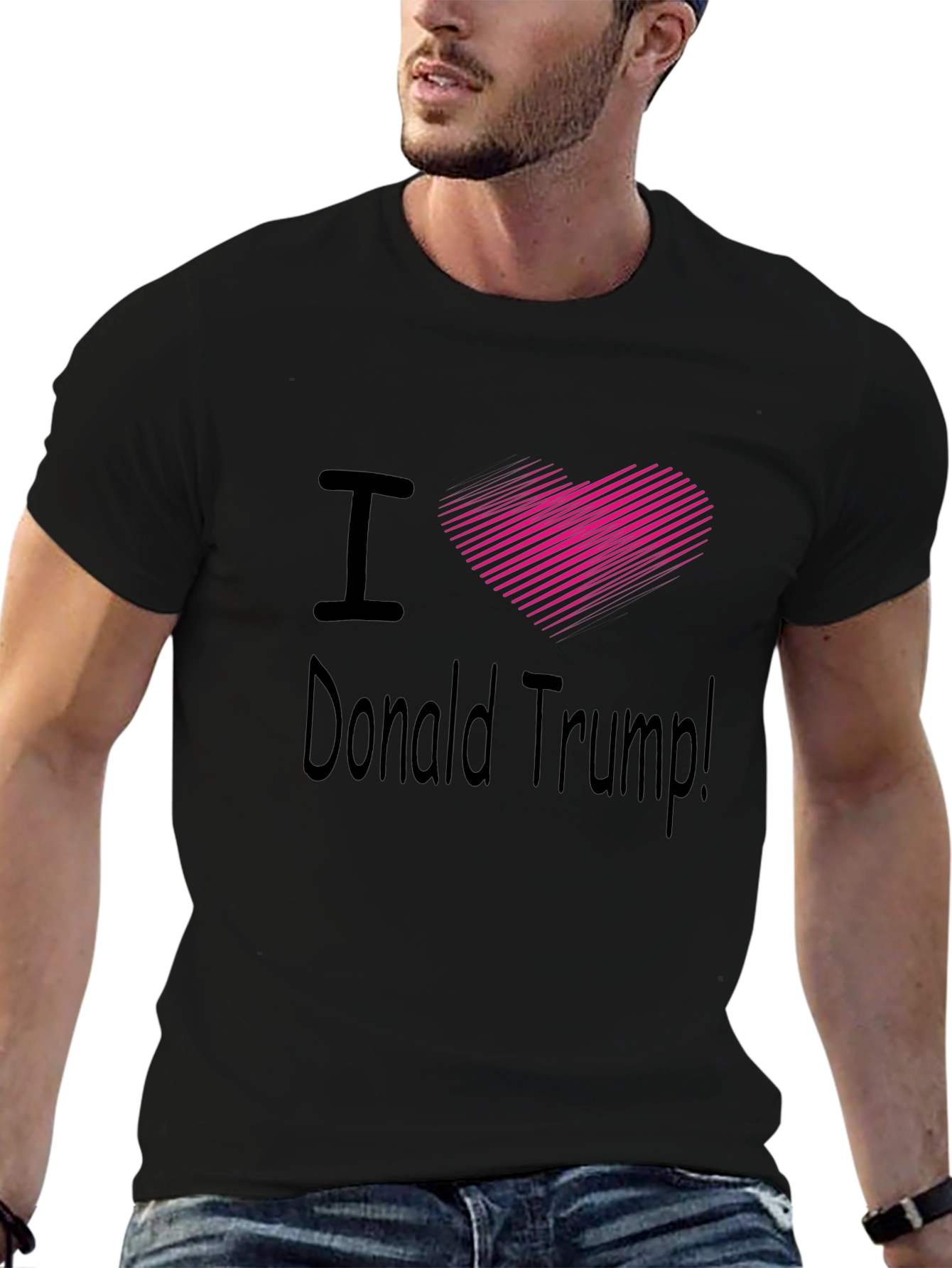 I Heart Donald Trump Black T-Shirt