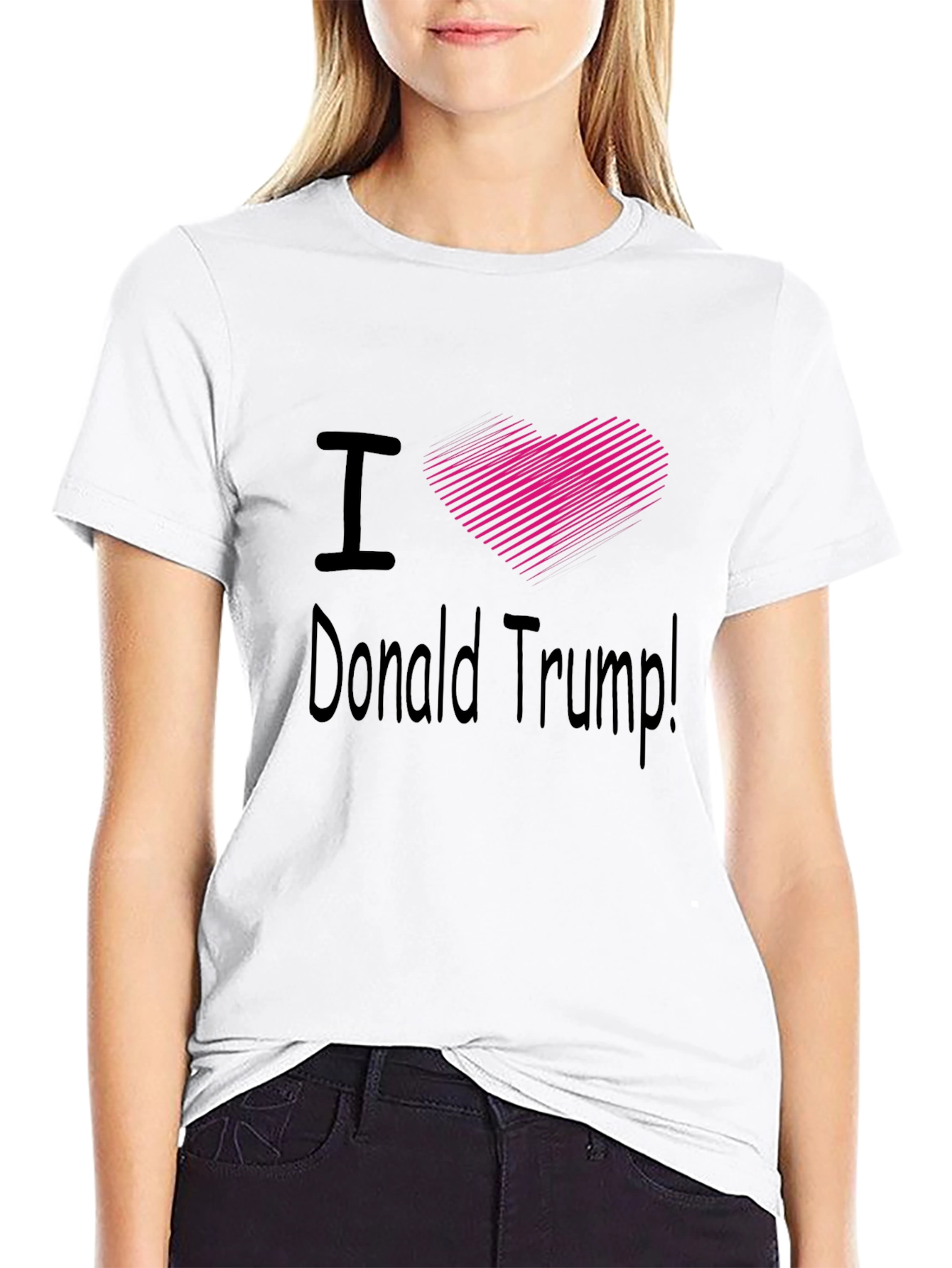 I Heart Donald Trump Black T-Shirt