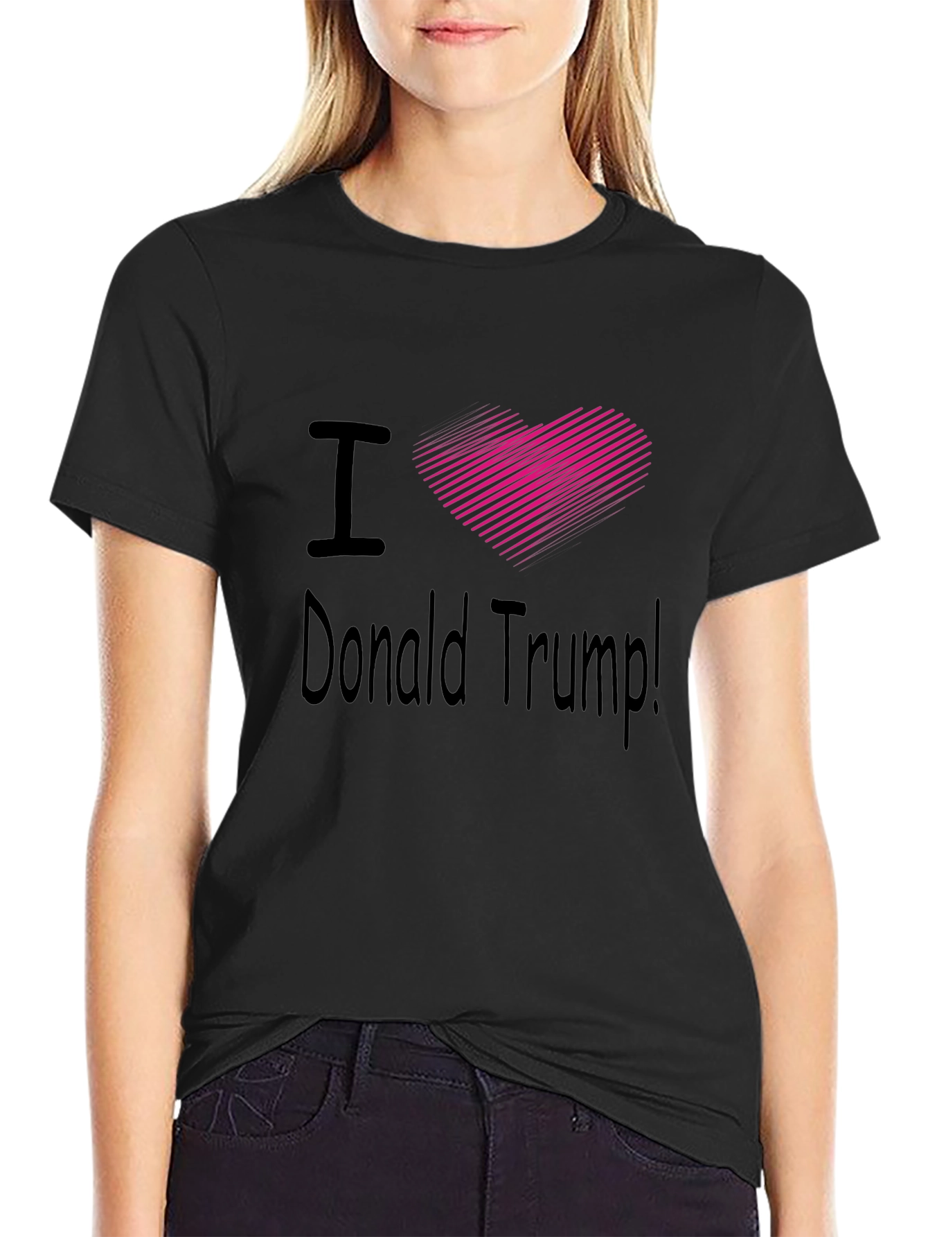 I Heart Donald Trump Black T-Shirt