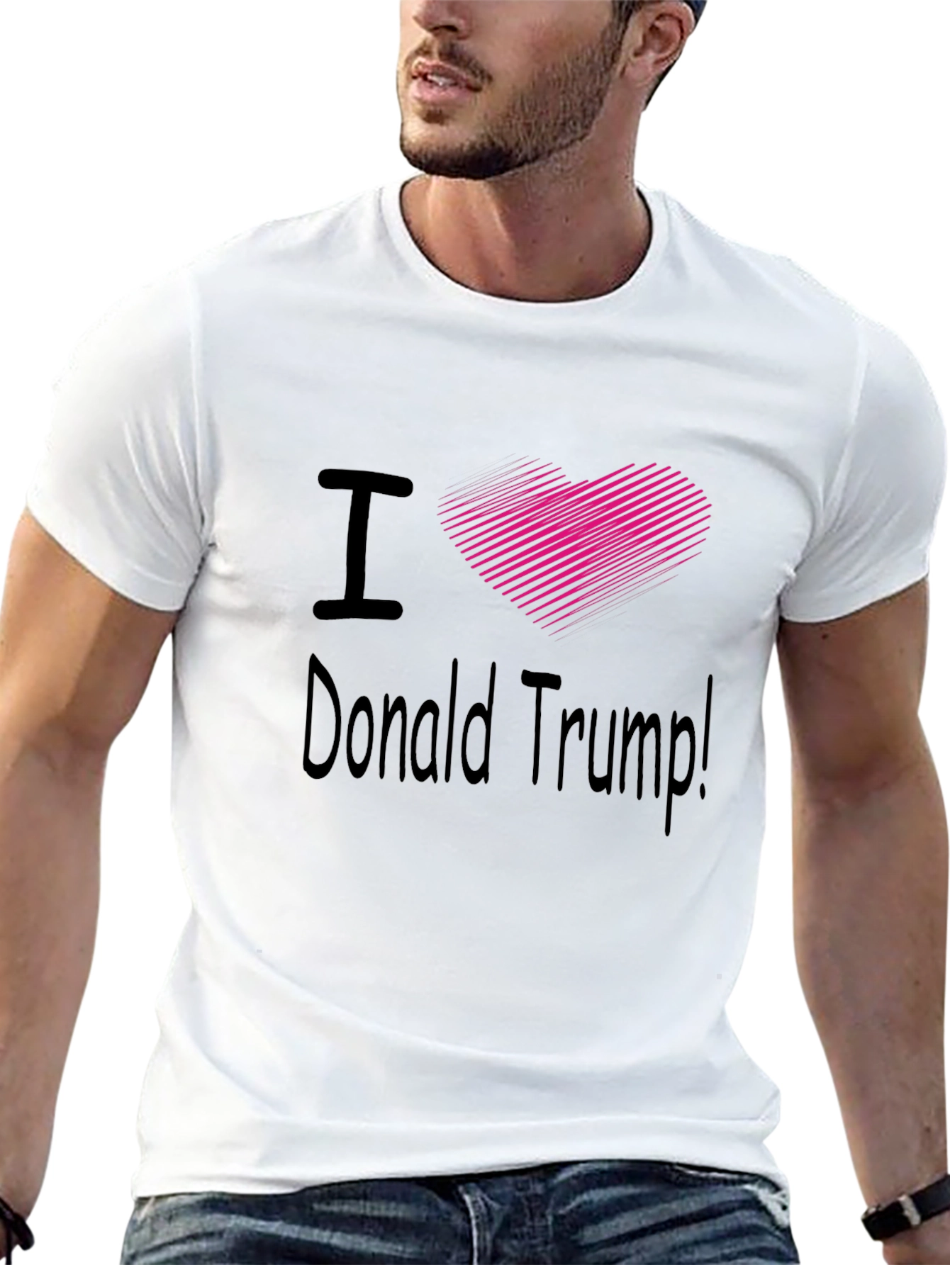 I Heart Donald Trump Black T-Shirt