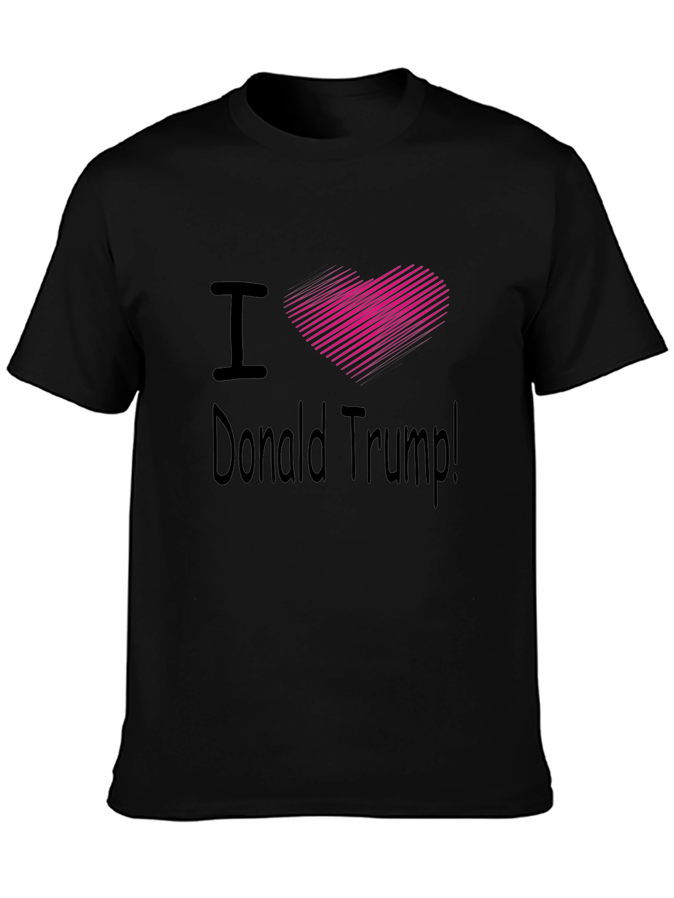 I Heart Donald Trump Black T-Shirt