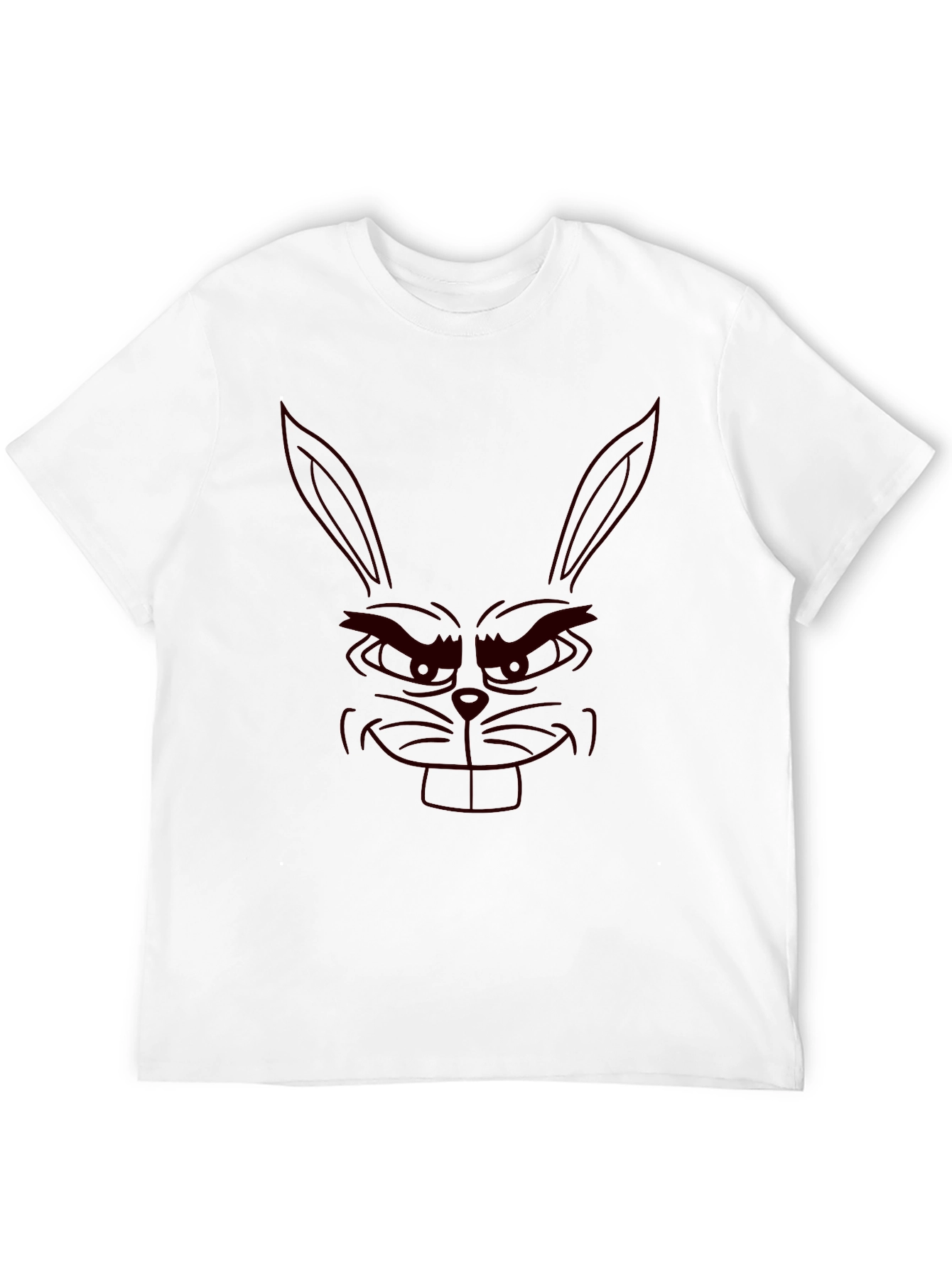 Evil Bunny Graphic T-Shirt - Mens Black Tee