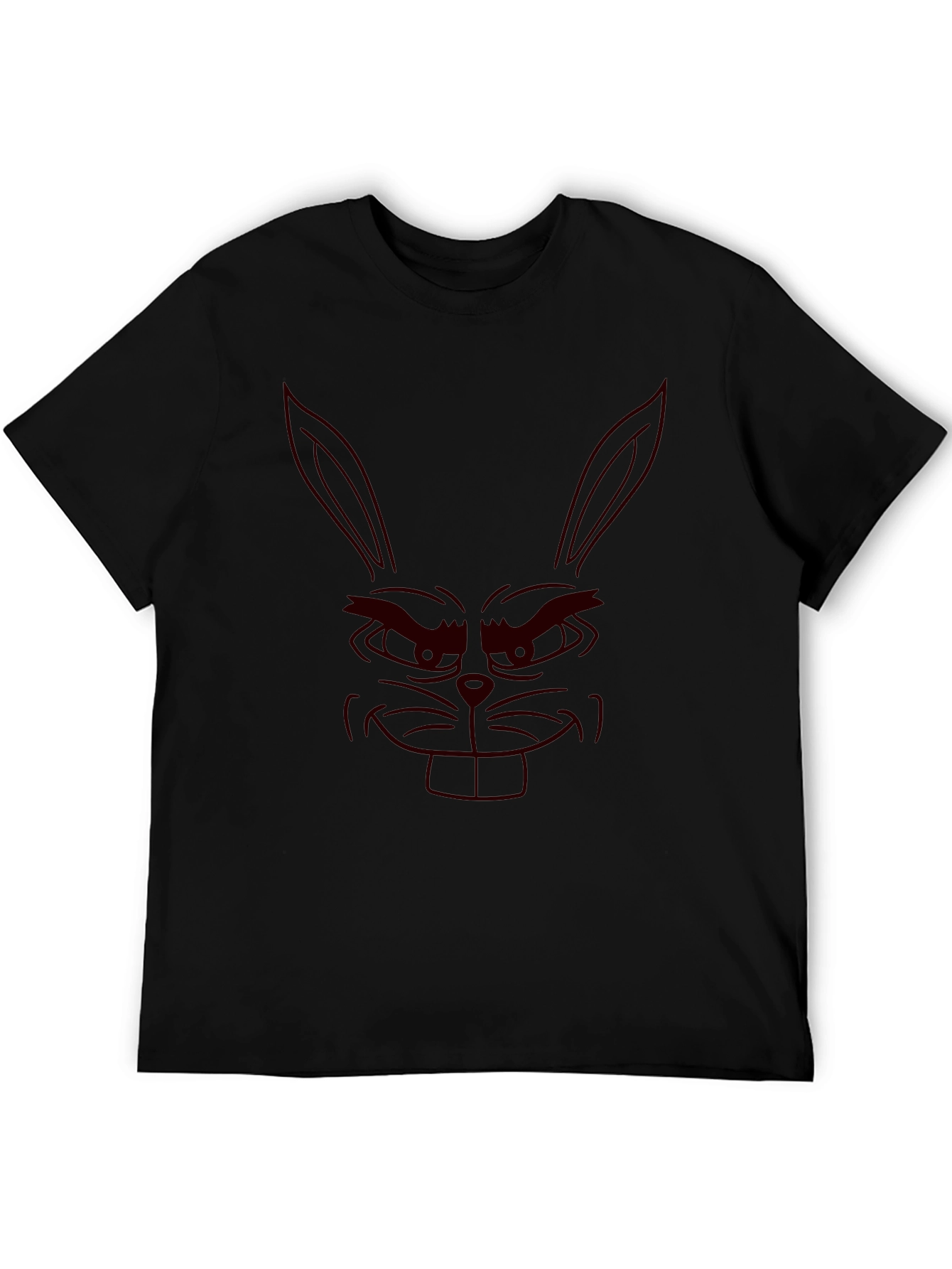 Evil Bunny Graphic T-Shirt - Mens Black Tee