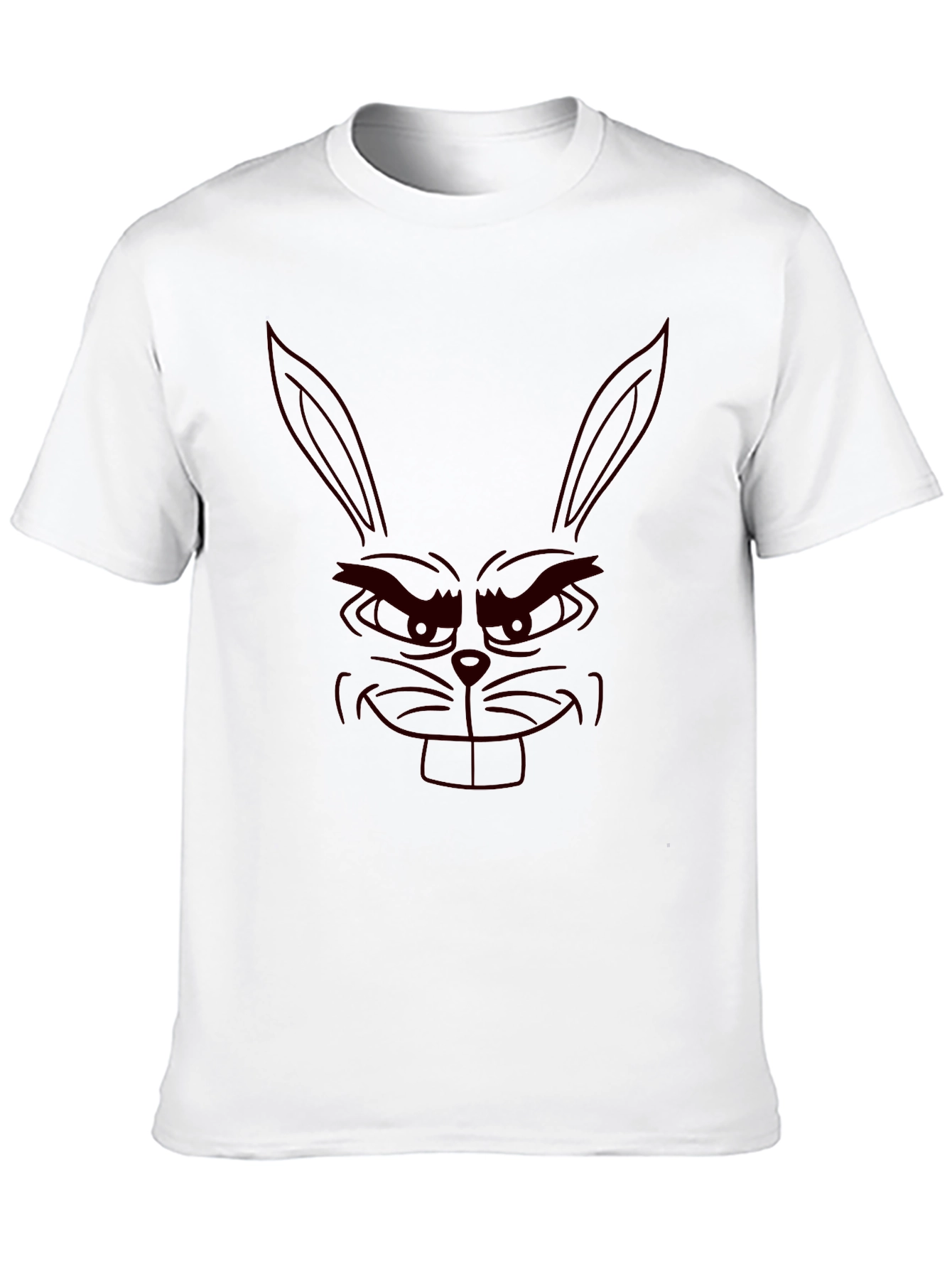 Evil Bunny Graphic T-Shirt - Mens Black Tee